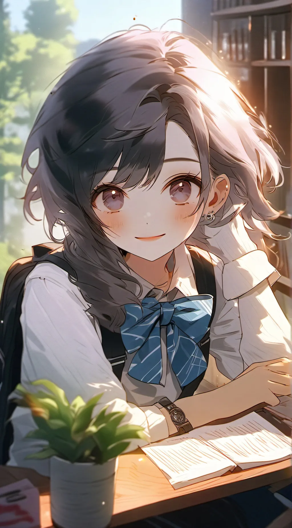 ai character: School background