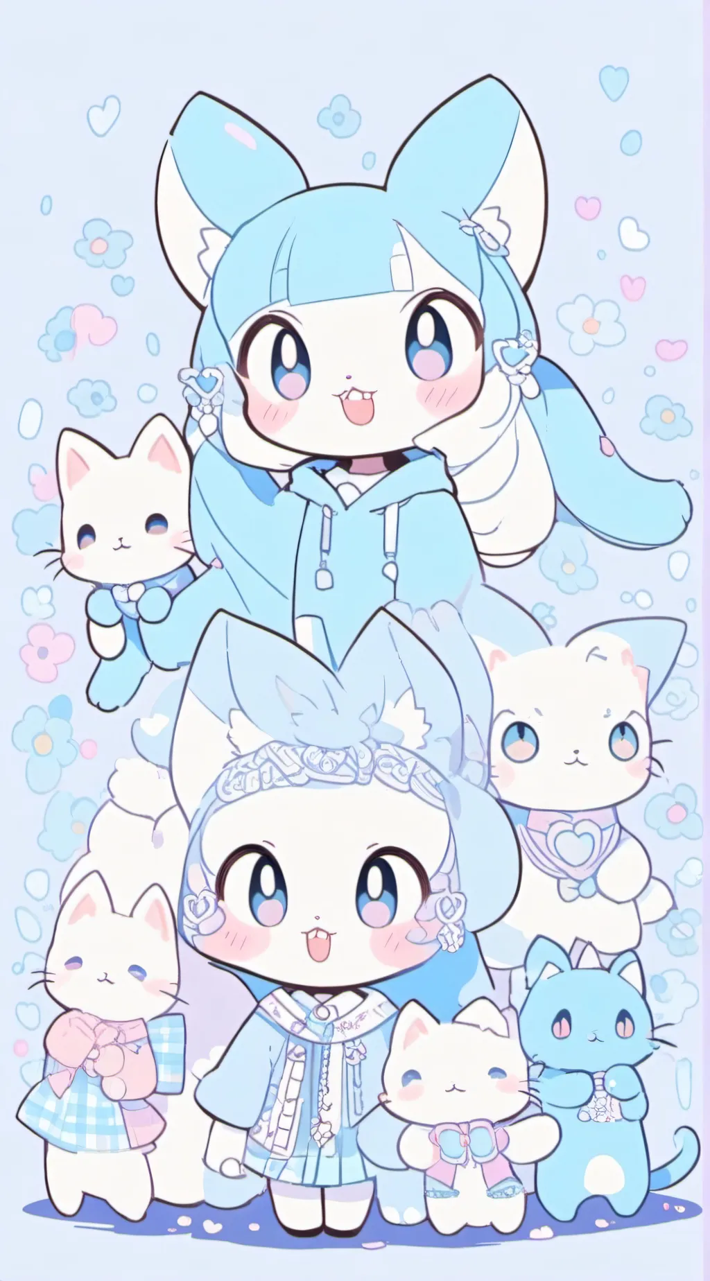 ai character: bfdi but my ocs  background