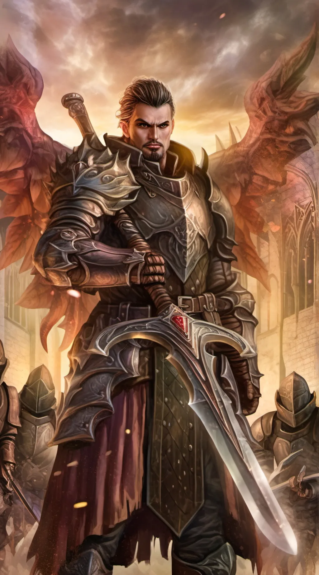 ai character: Death to the world background