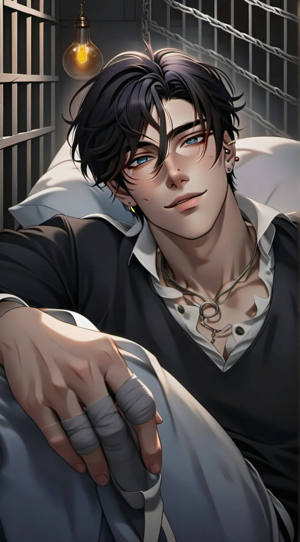 ai character: Leo  background