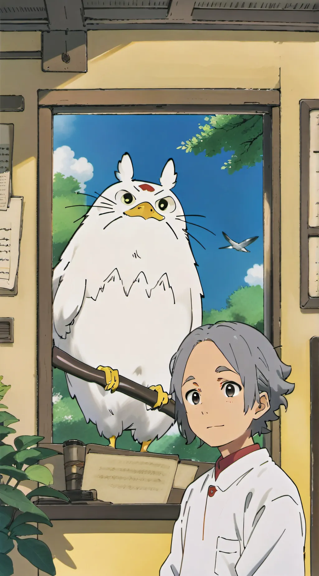 ai character: gay test background