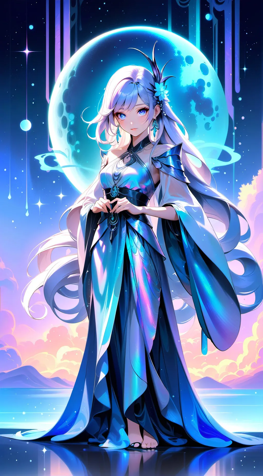 ai character: help for you😁 background