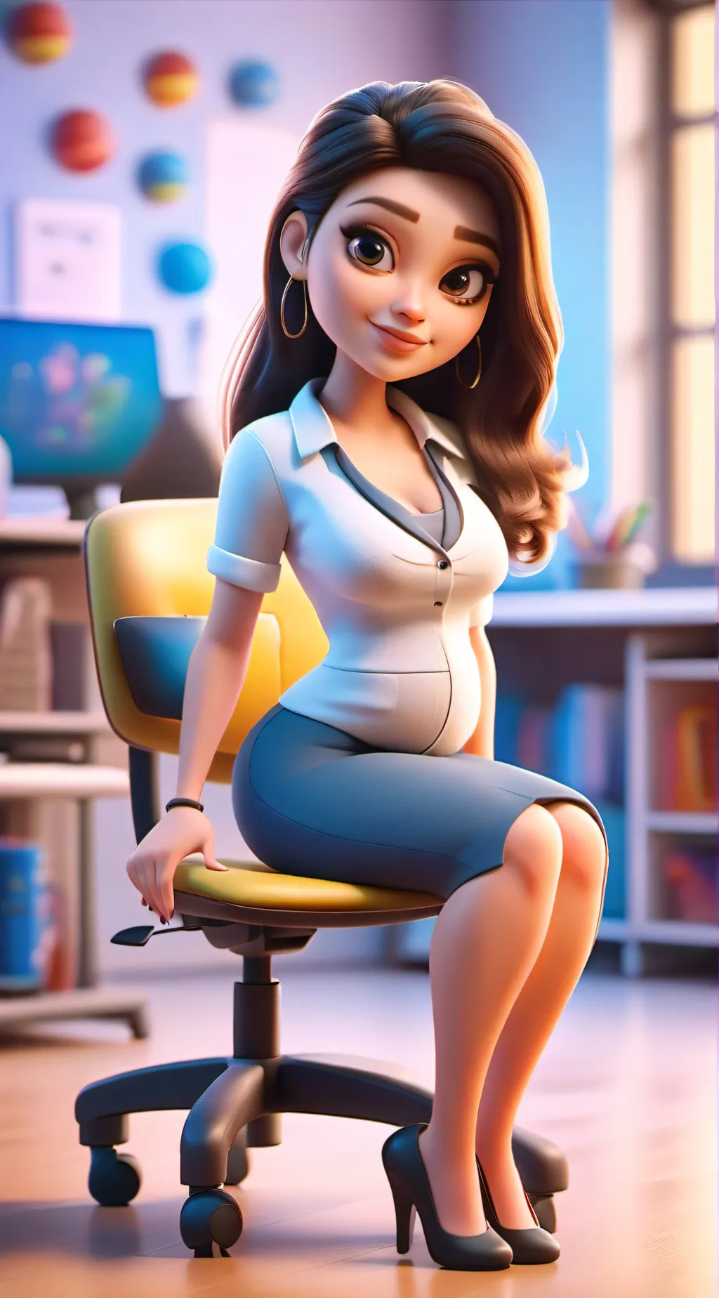 ai character: Hannah (Ms Lopez)  background