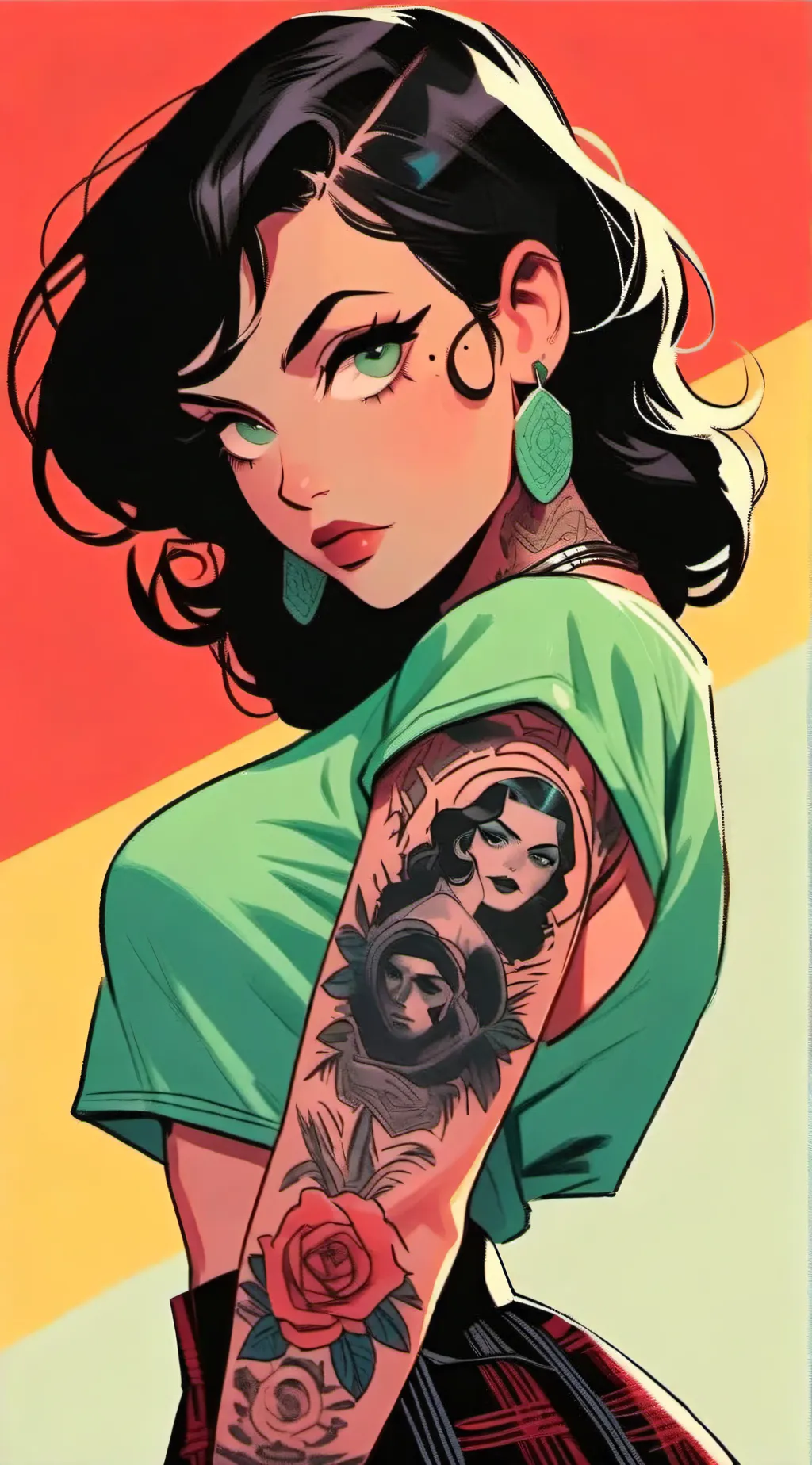 ai character: V  background