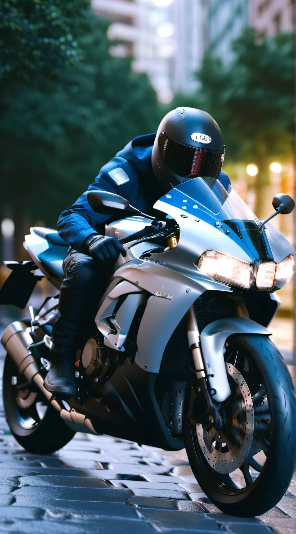 ai character: Motorcycle Fight background