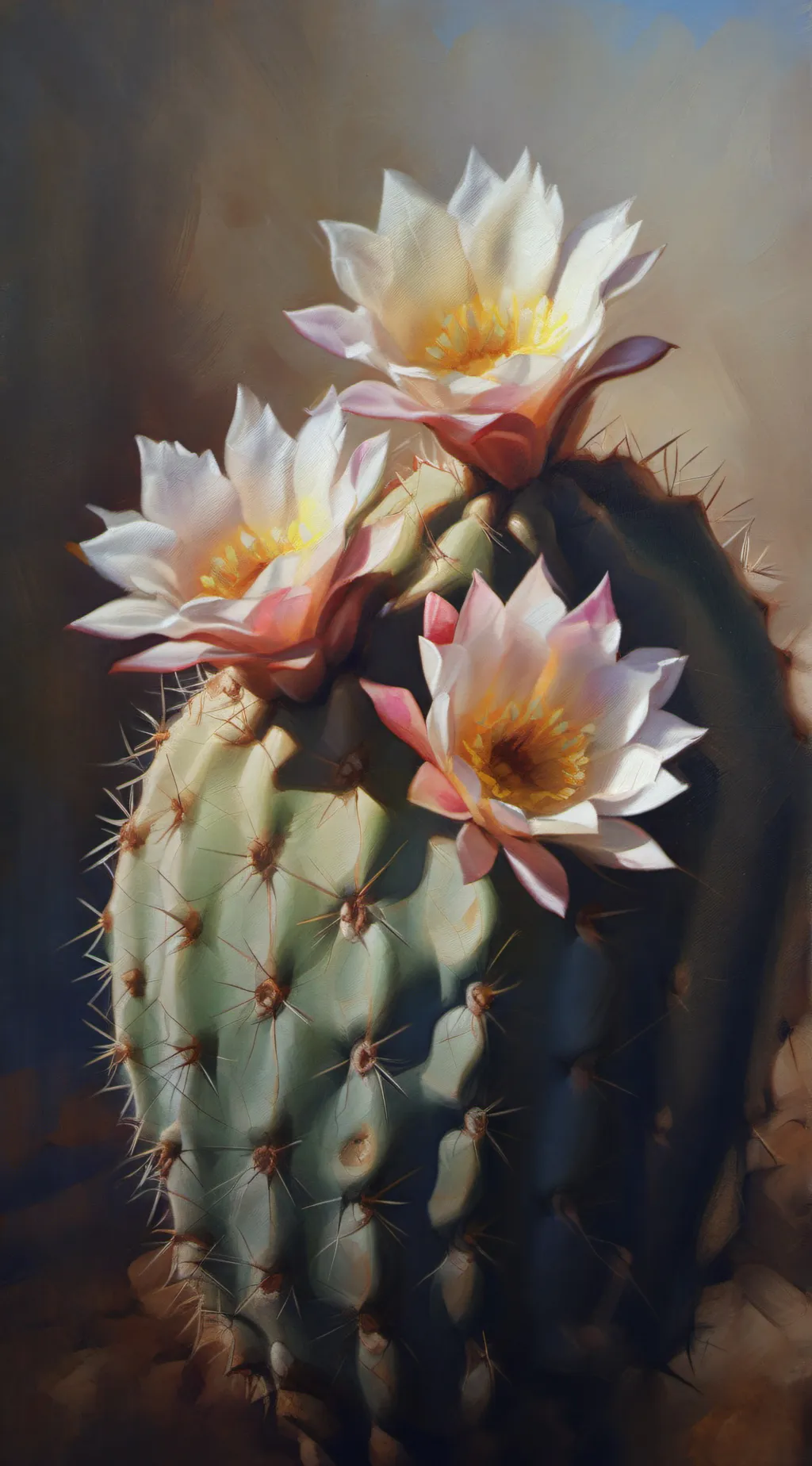 ai character: cactus the destroy background