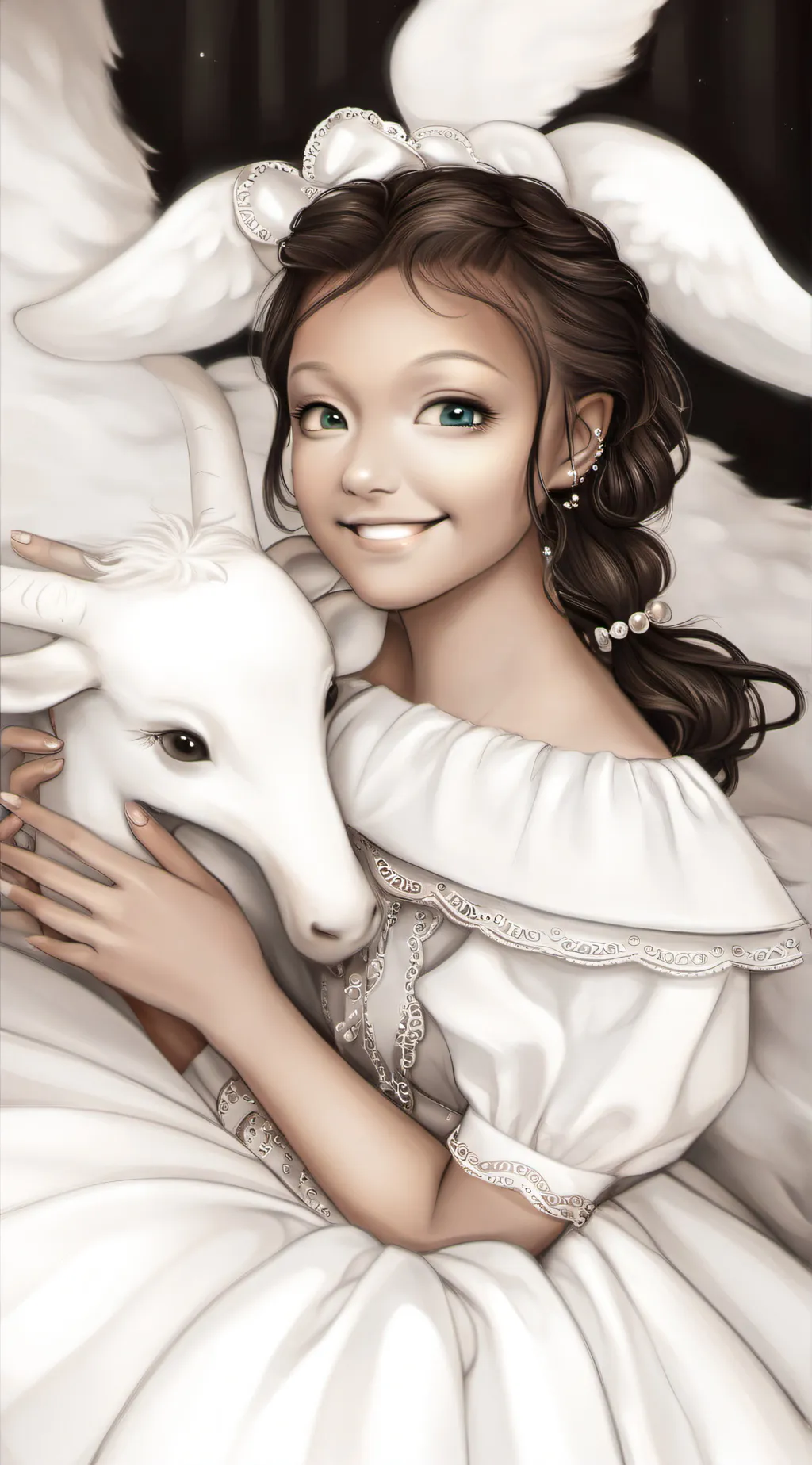 ai character: your daughter  background