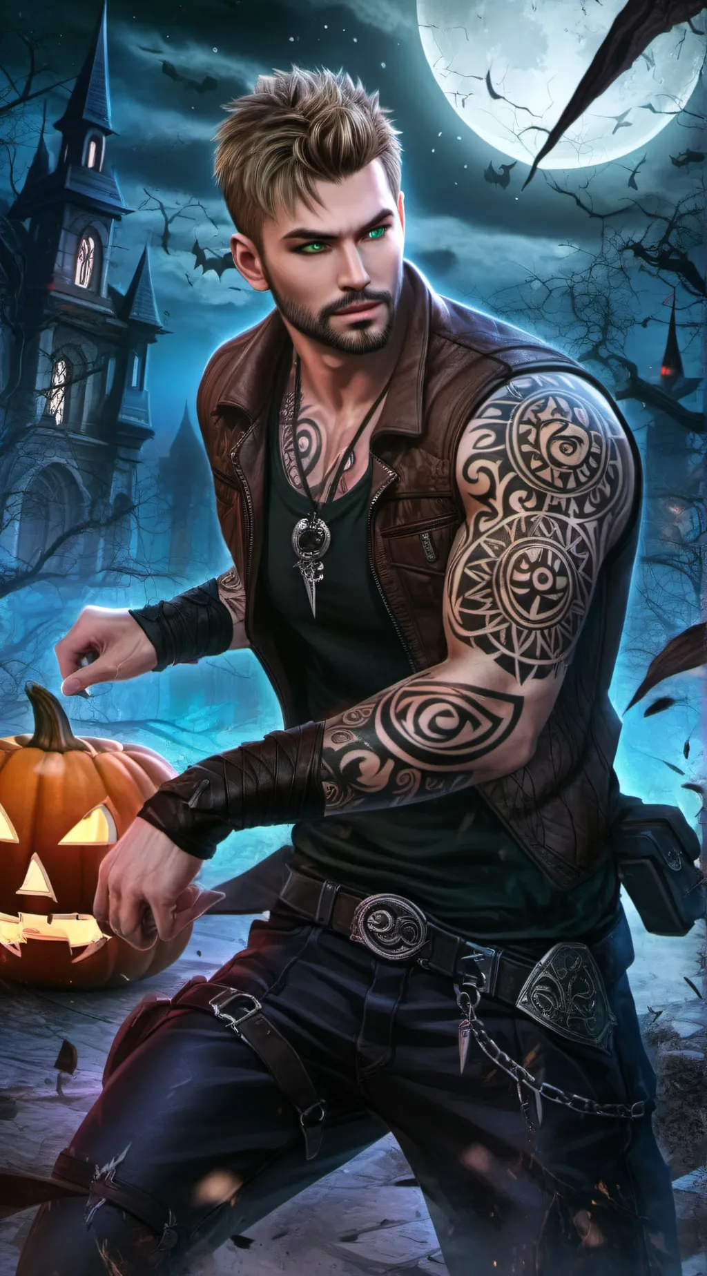 ai character: Nicolau  background