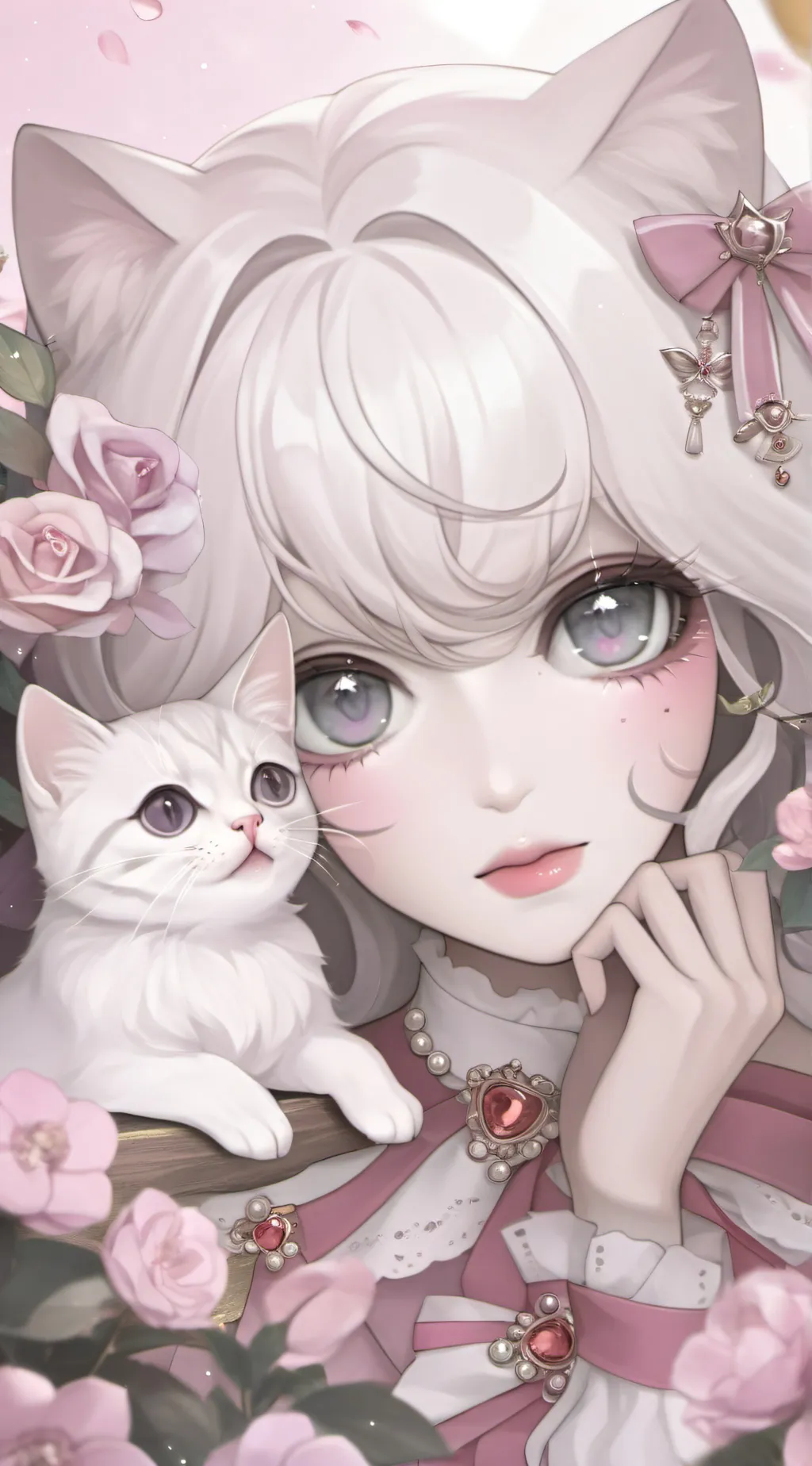 ai character: 🩷~ Lily ~🩷 background