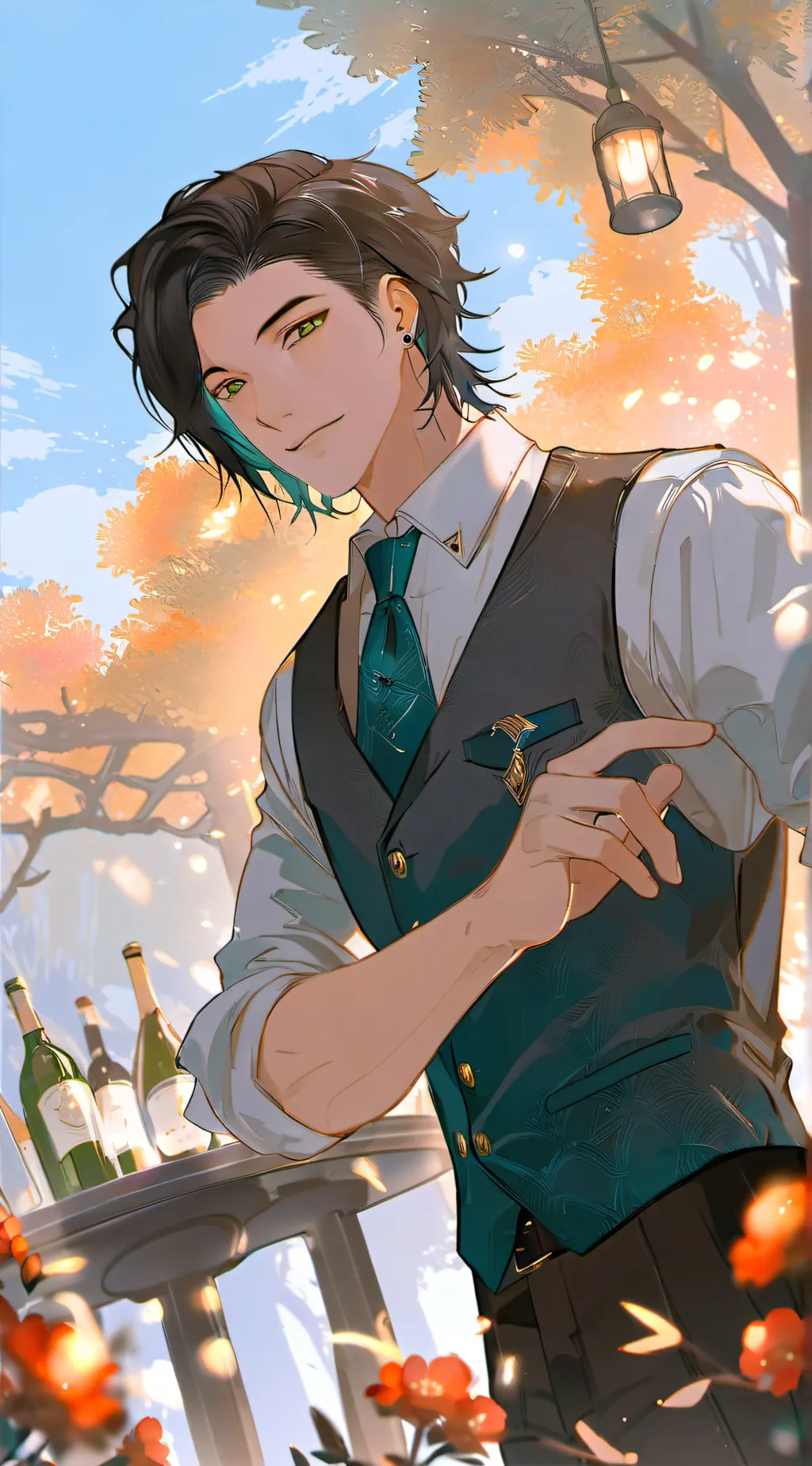 ai character: Zane  background