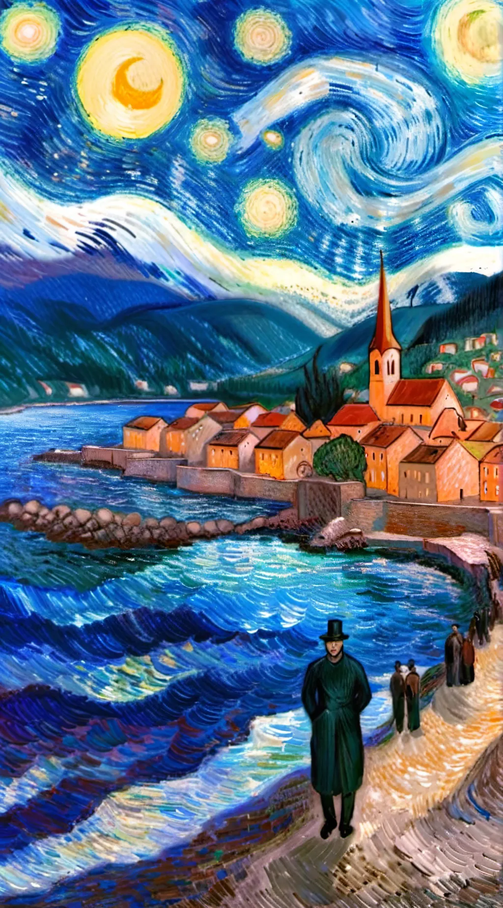 ai character: from  background