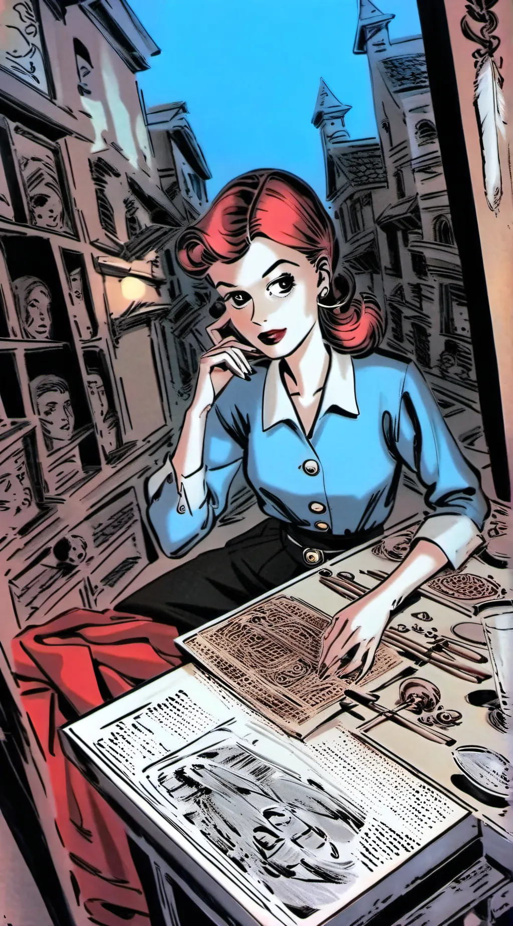 ai character: Seraphina background