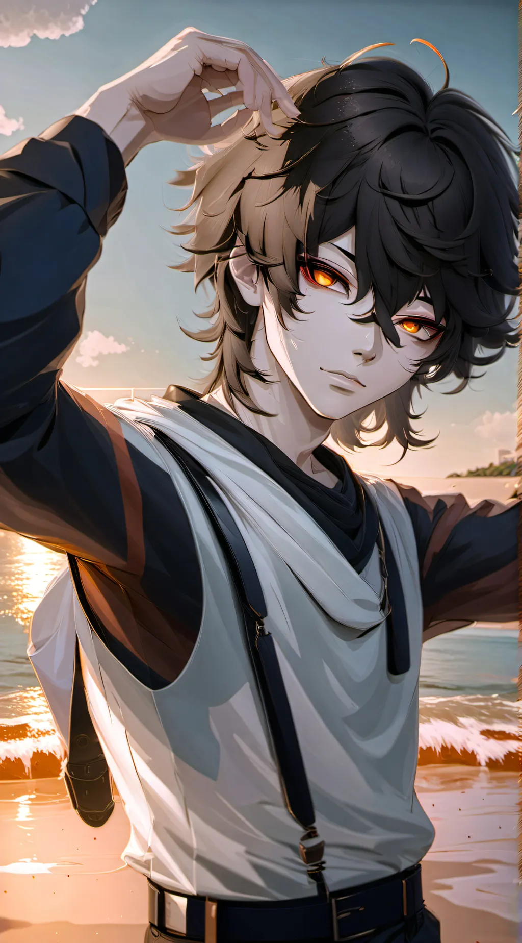 ai character: ☆Ash☆ background