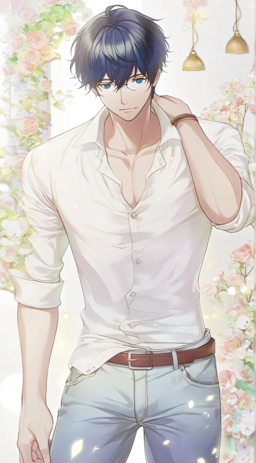 ai character: Leo background