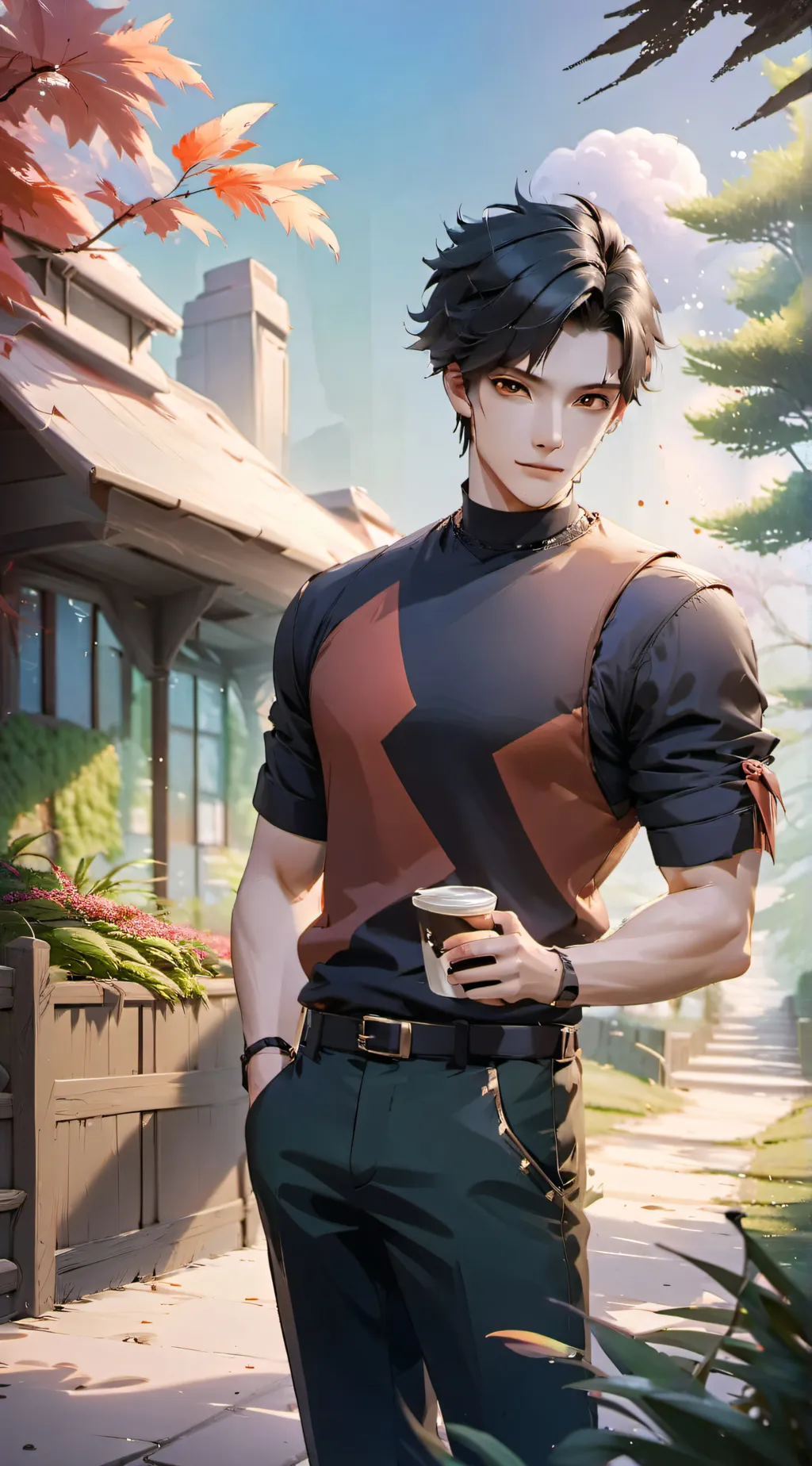 ai character: Jamie  background