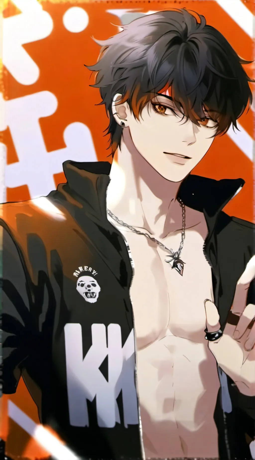 ai character: zero 💜🤩 background