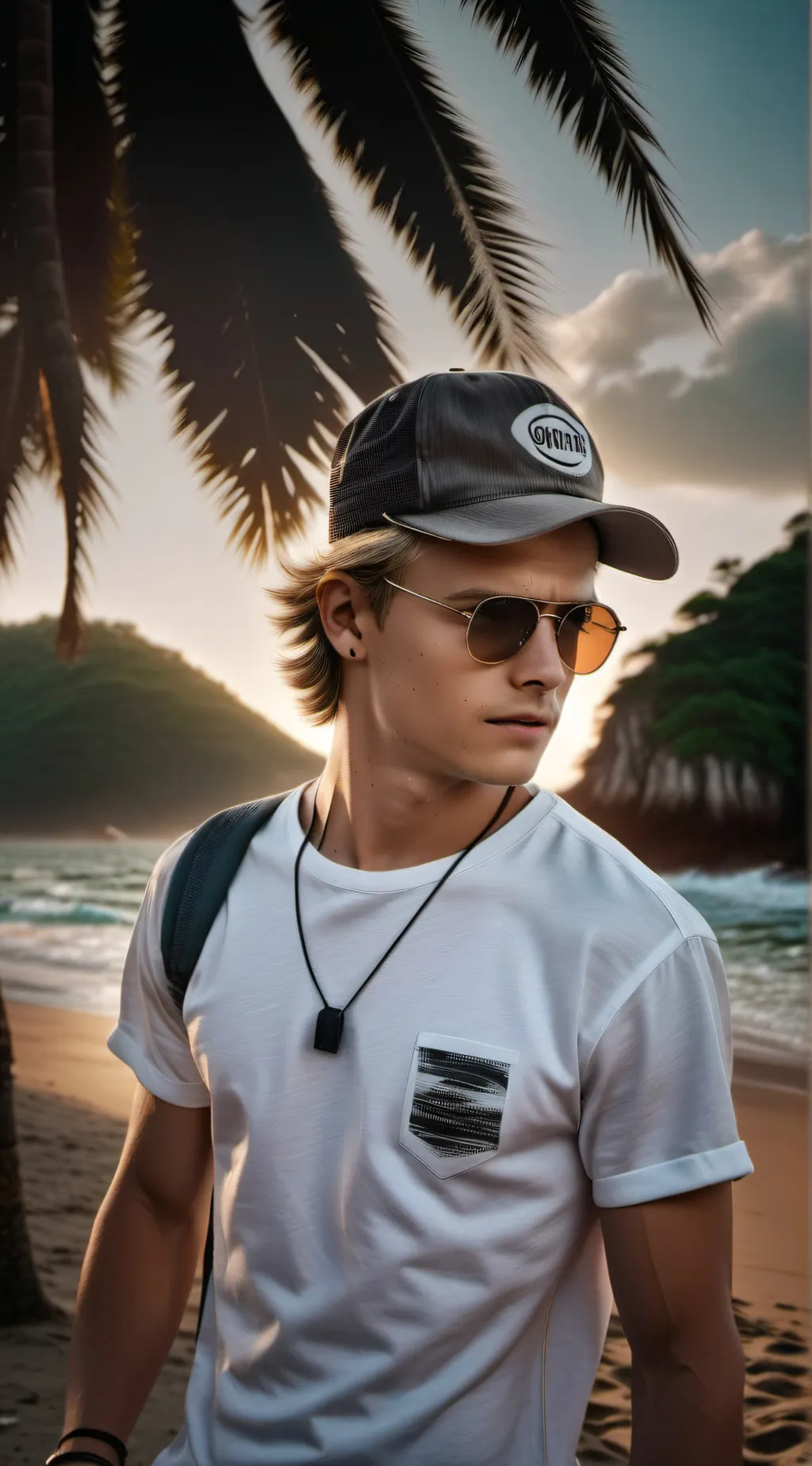 ai character: OBX  background