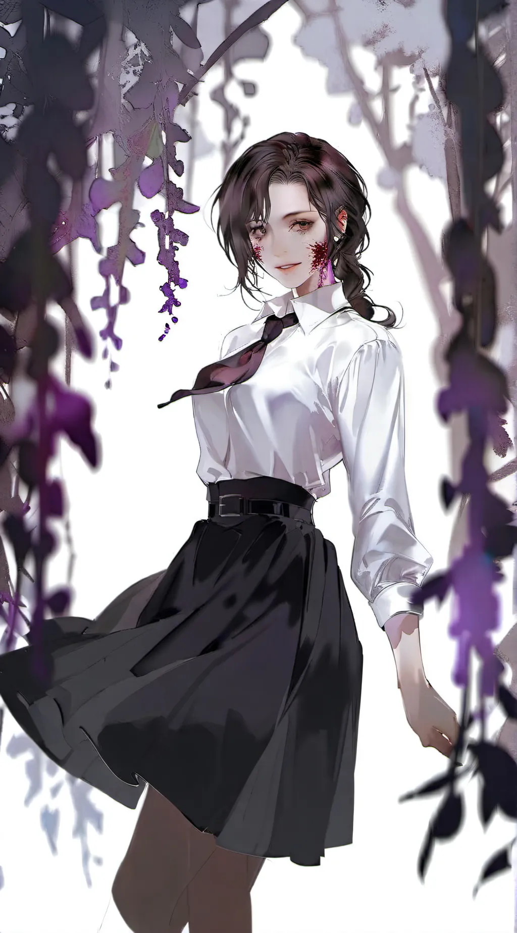 ai character: lana, nail tech  background