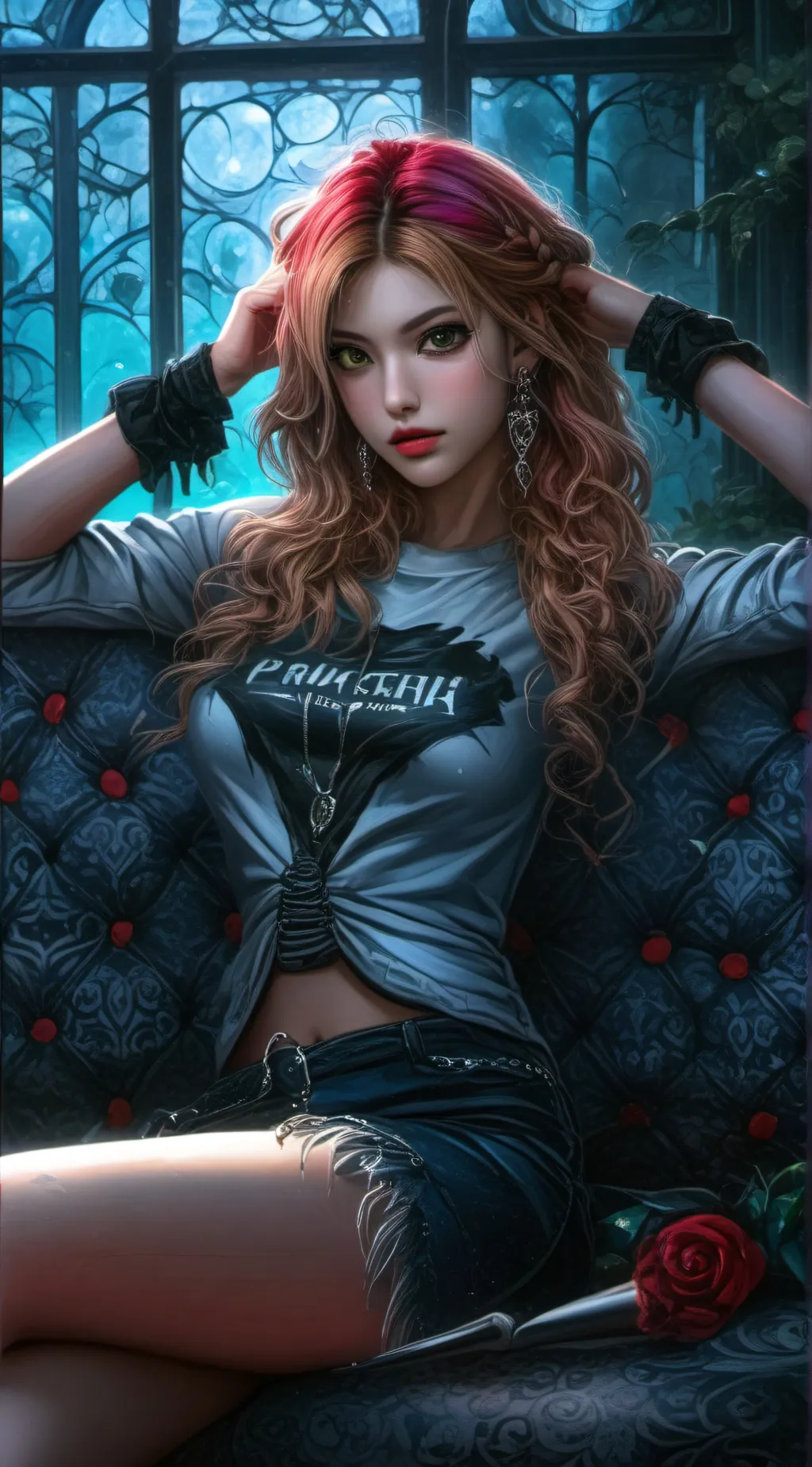 ai character: Maddy  background