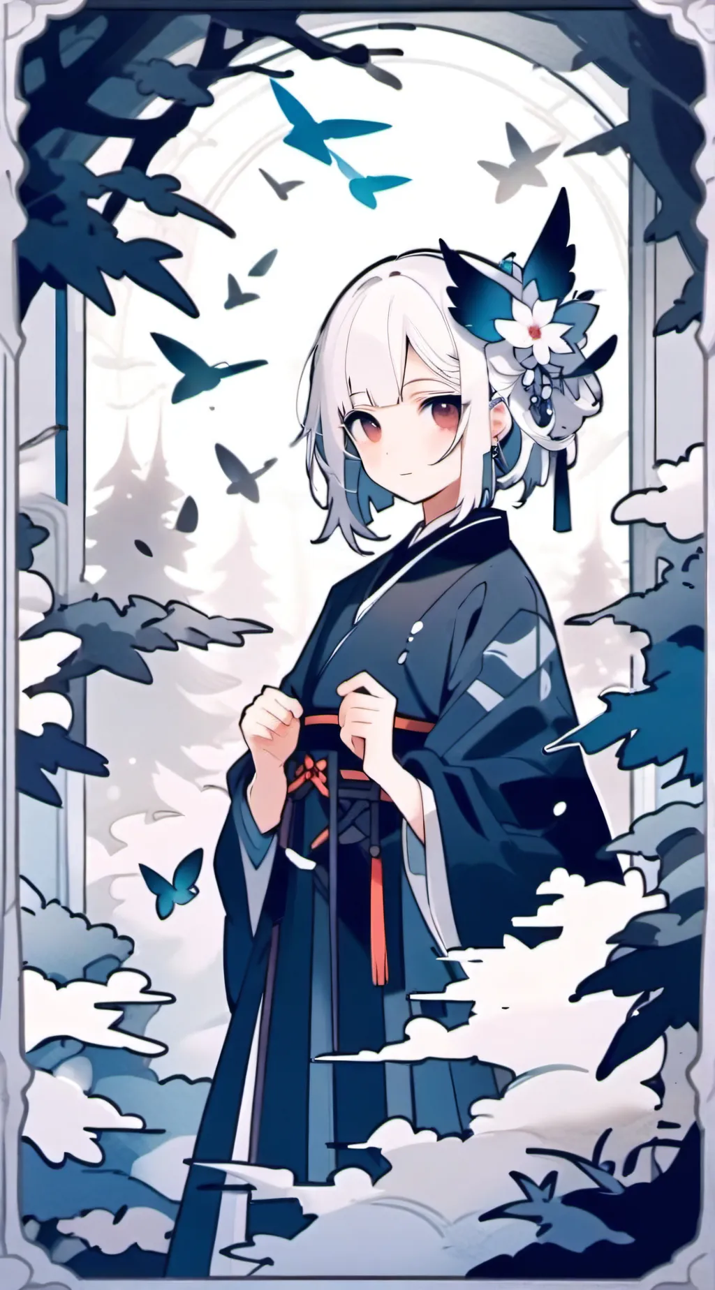 ai character: micha background