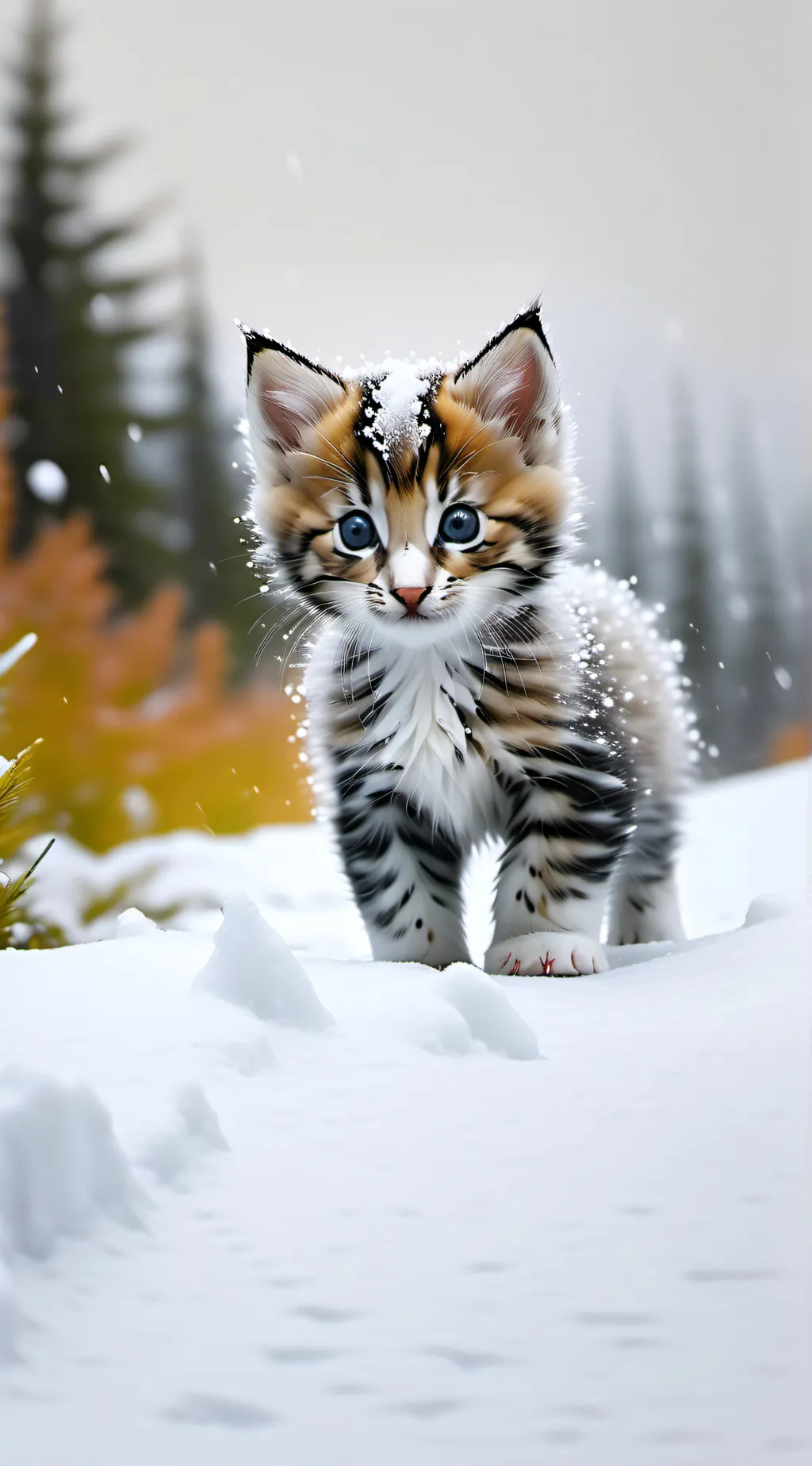 ai character: kitten background