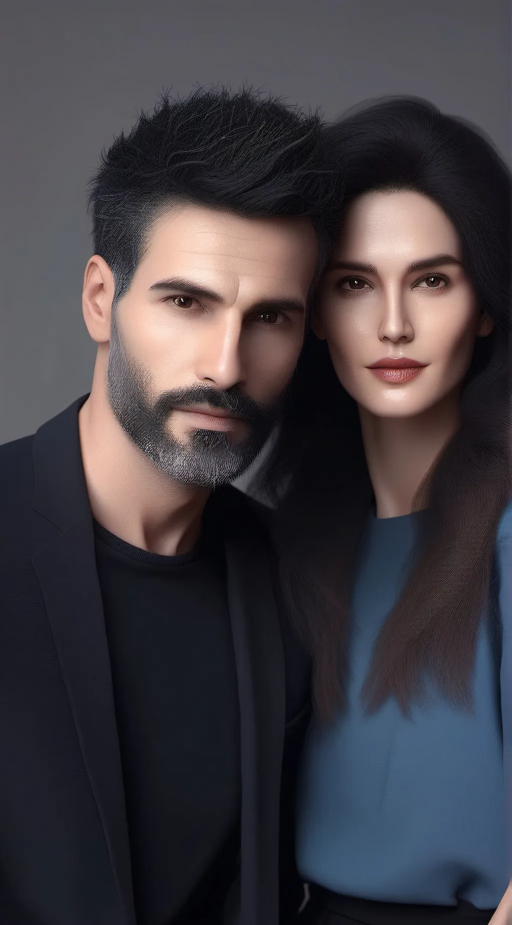 ai character: mom and dad  background