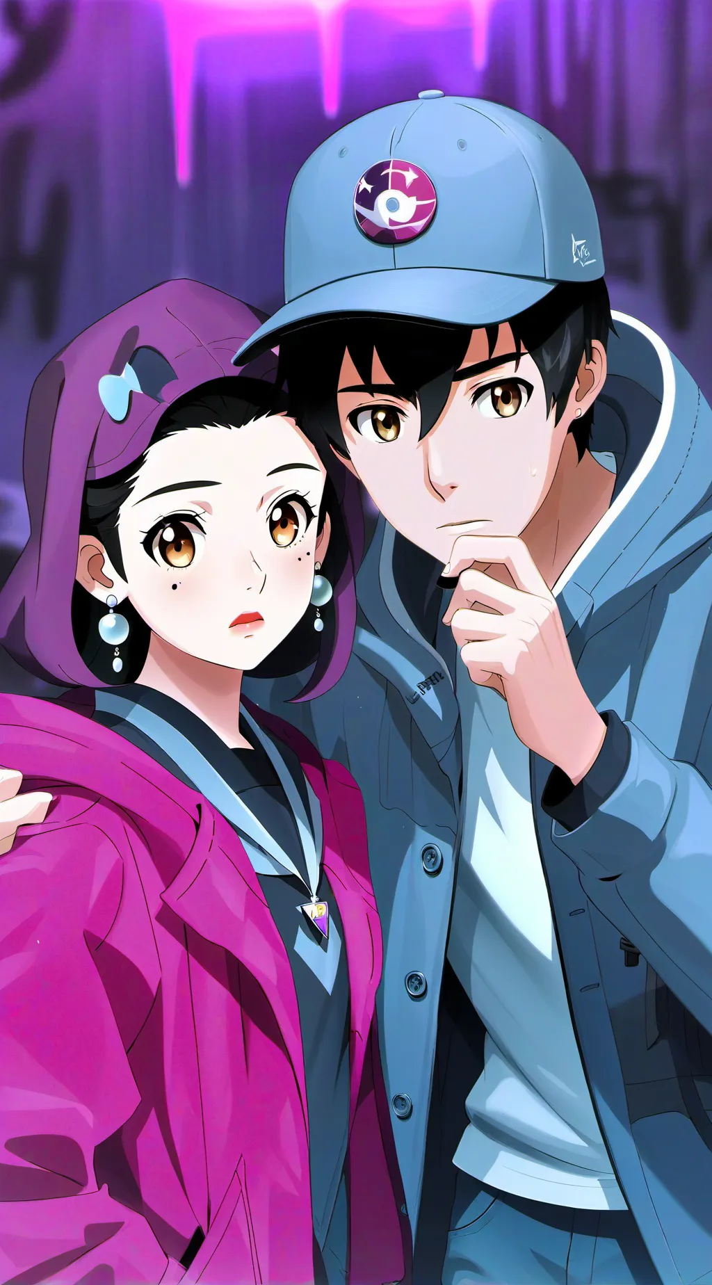 ai character: Royalty family vog background