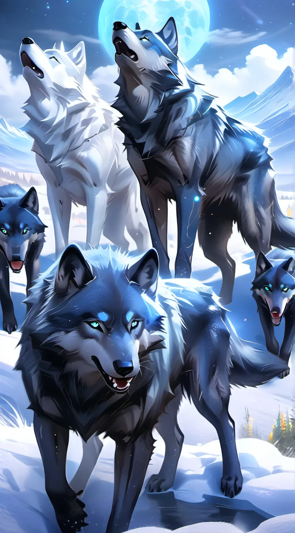 ai character: Lunar Pack background