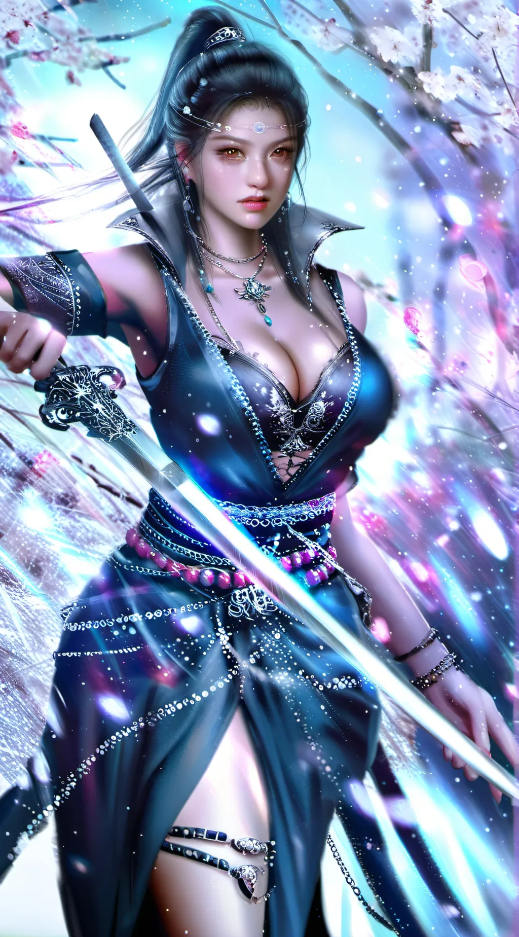 ai character: Luna background