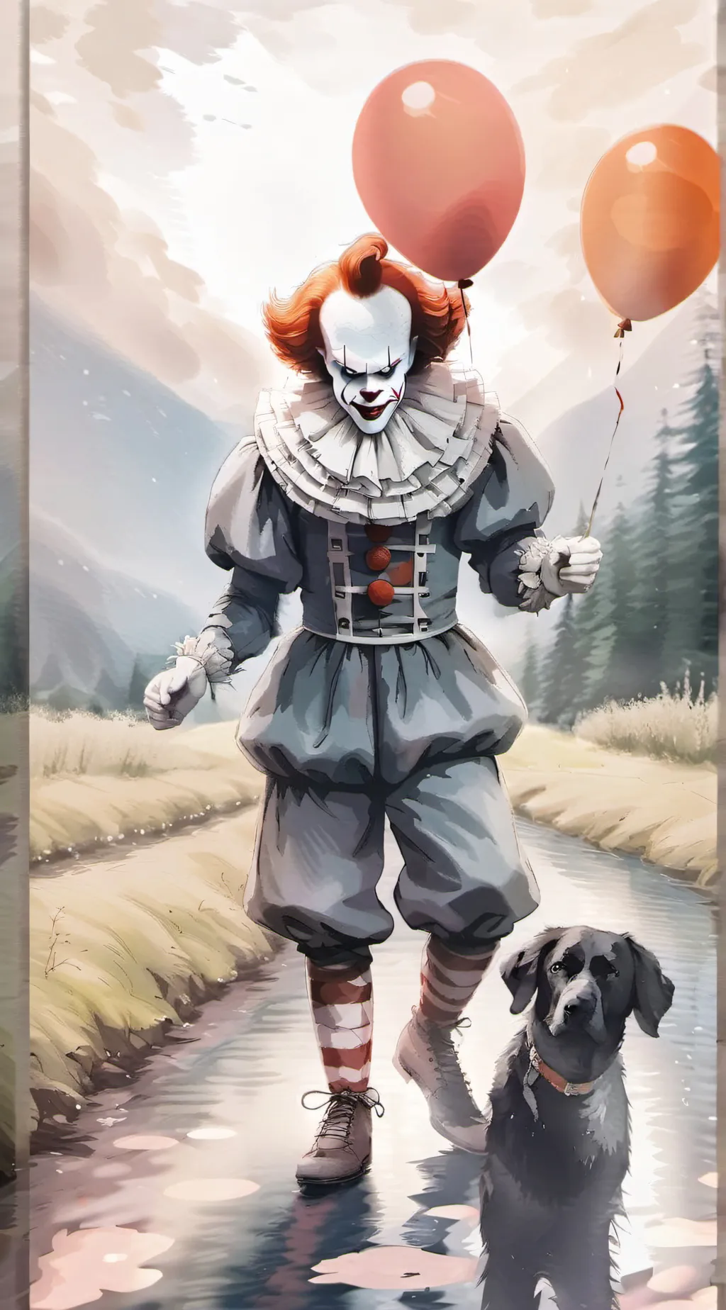 ai character: Pennywise MHA background