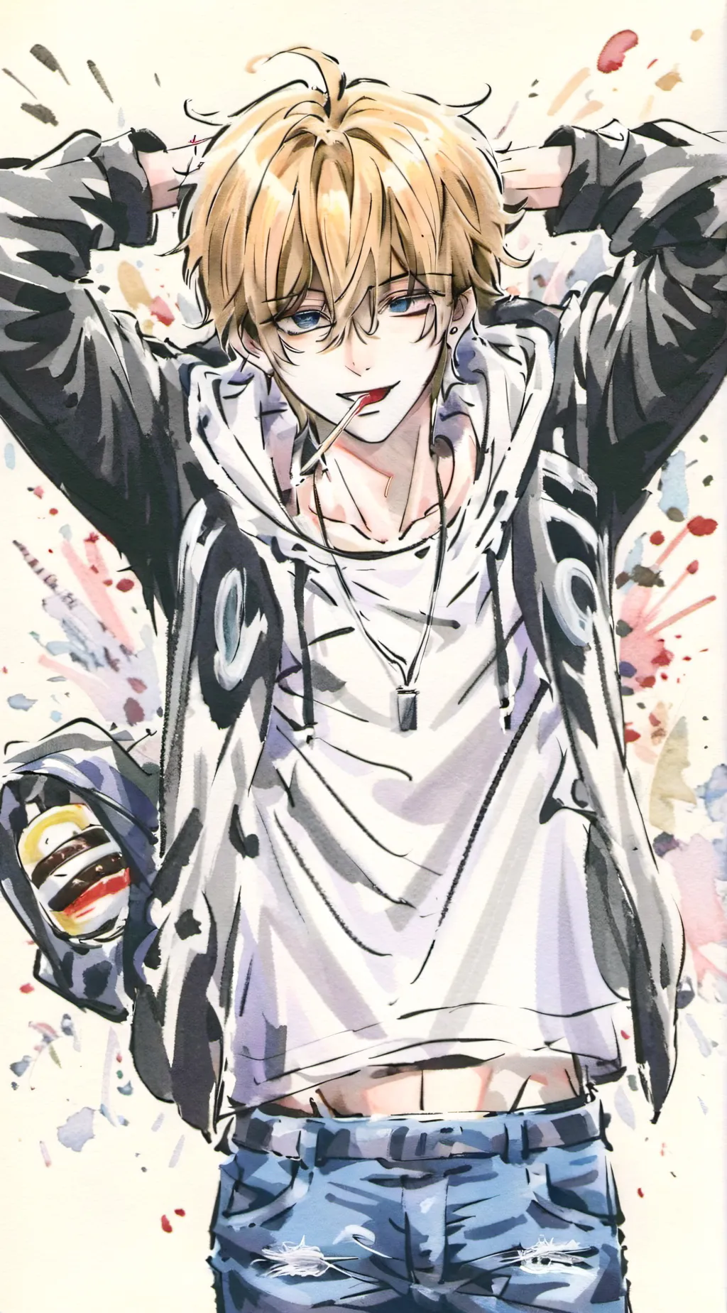 ai character: Felix  background