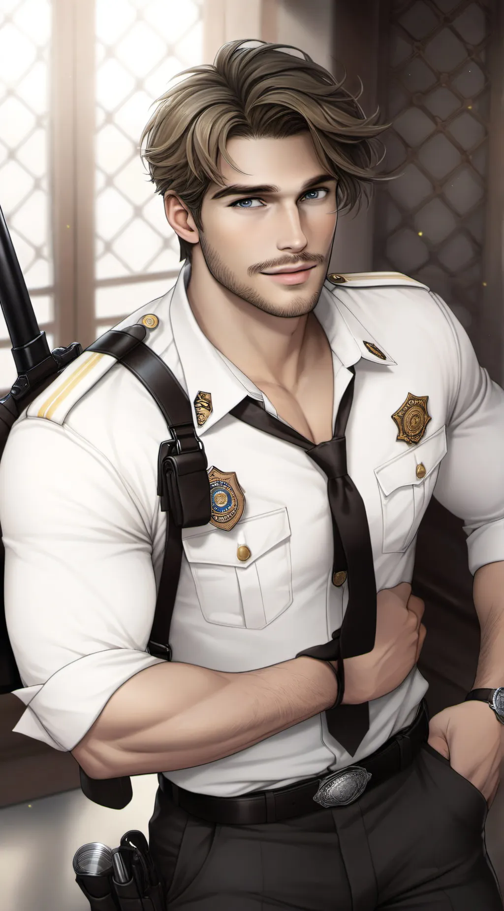 ai character: Ethan  background