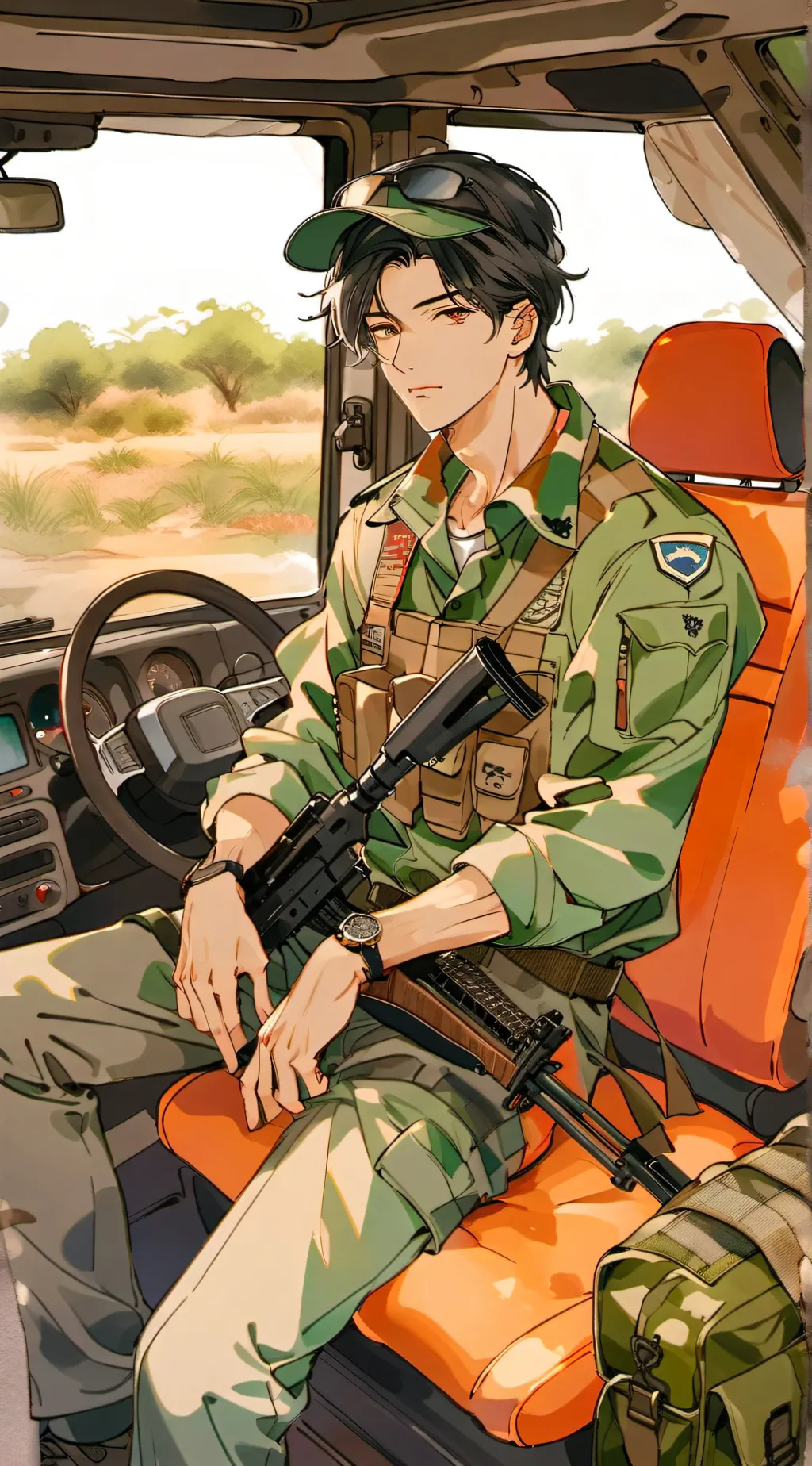 ai character: könig  background