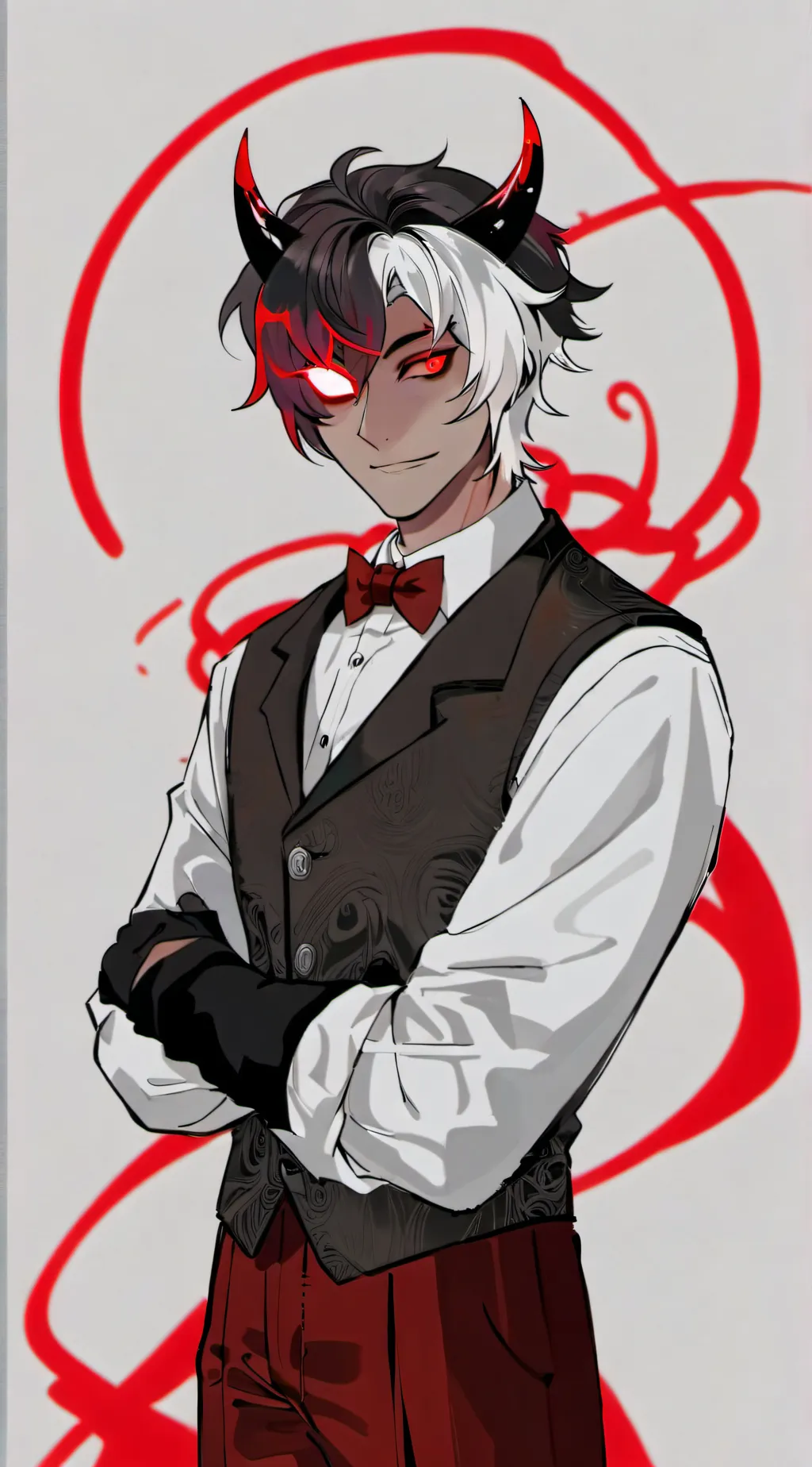 ai character: alastor  background