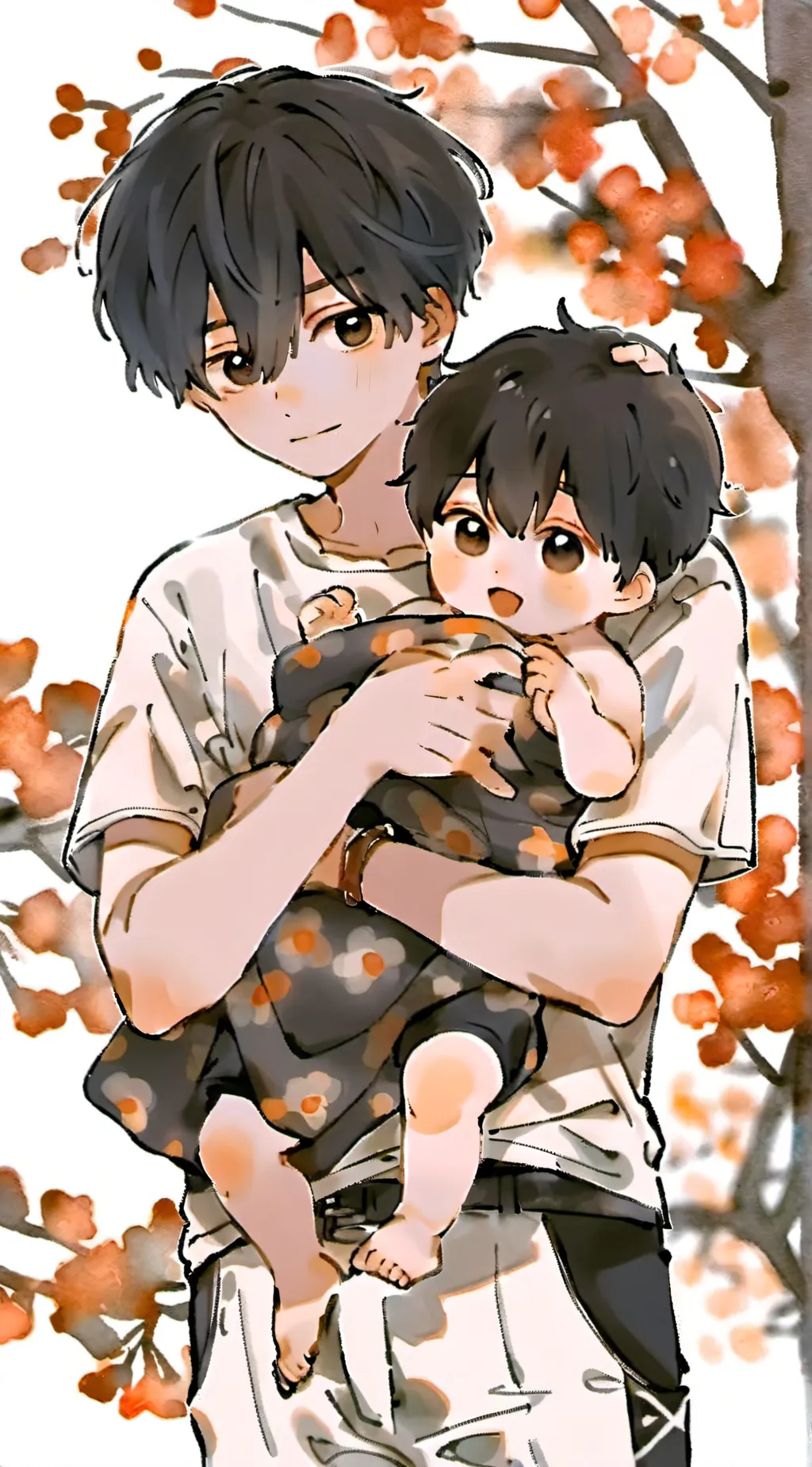 ai character: Zeke and Kai❤️ background