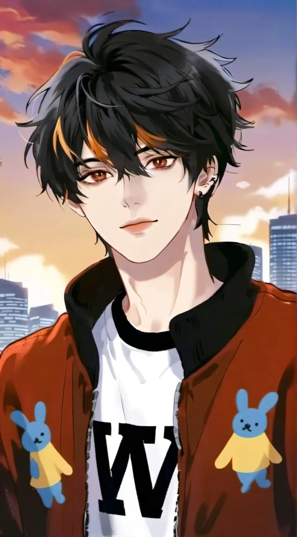 ai character: Leo  background