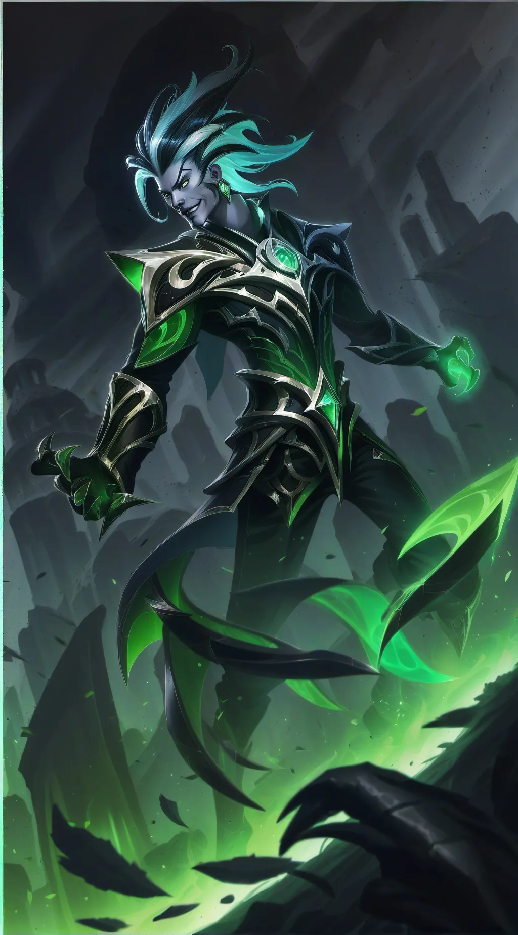 ai character: Loki  background