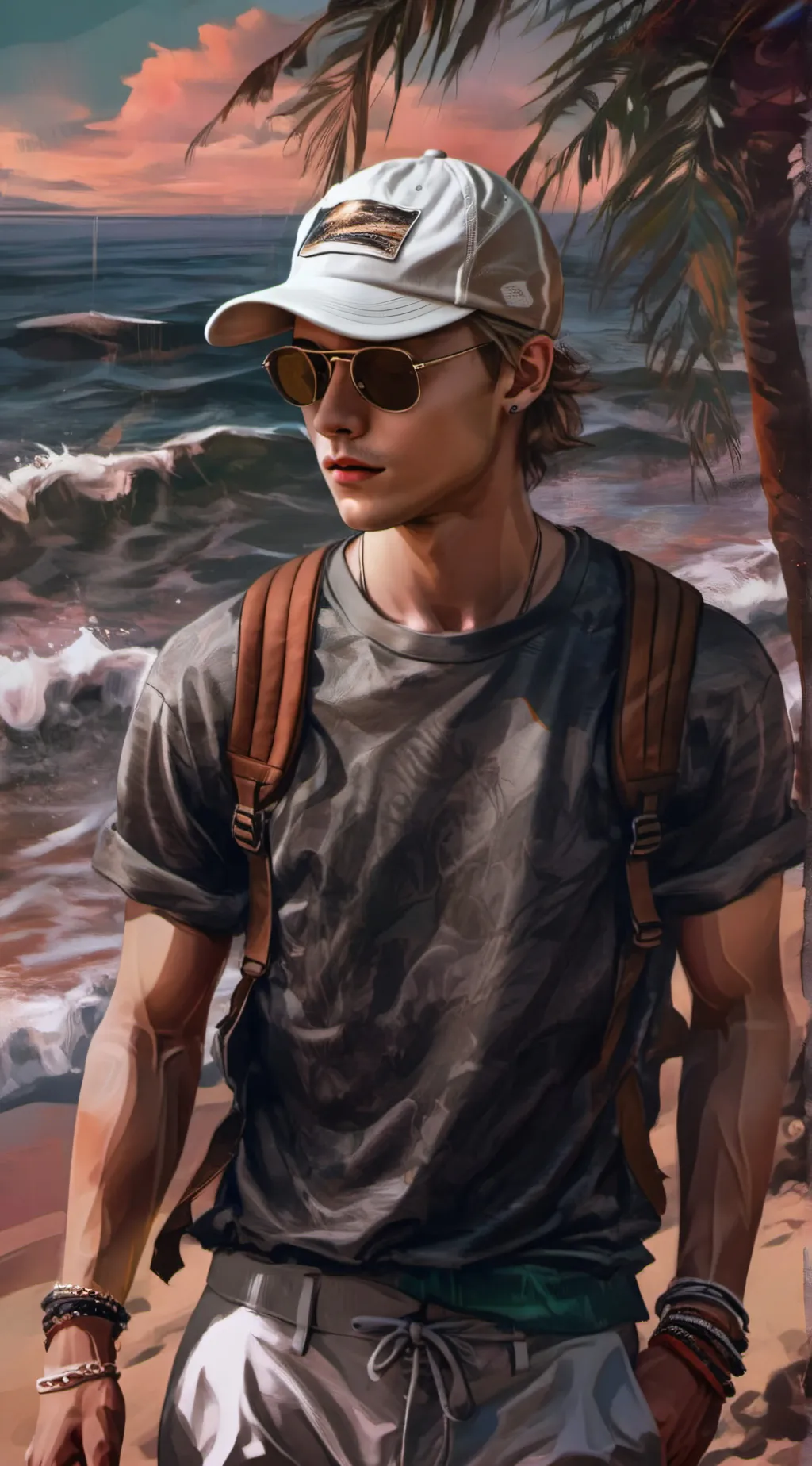 ai character: Outer Banks background