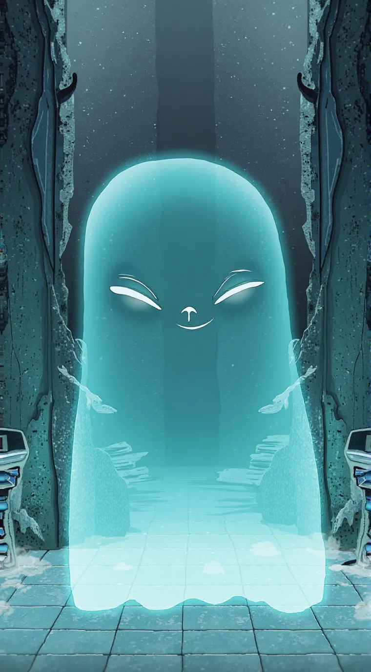 ai character: Nice ghost background