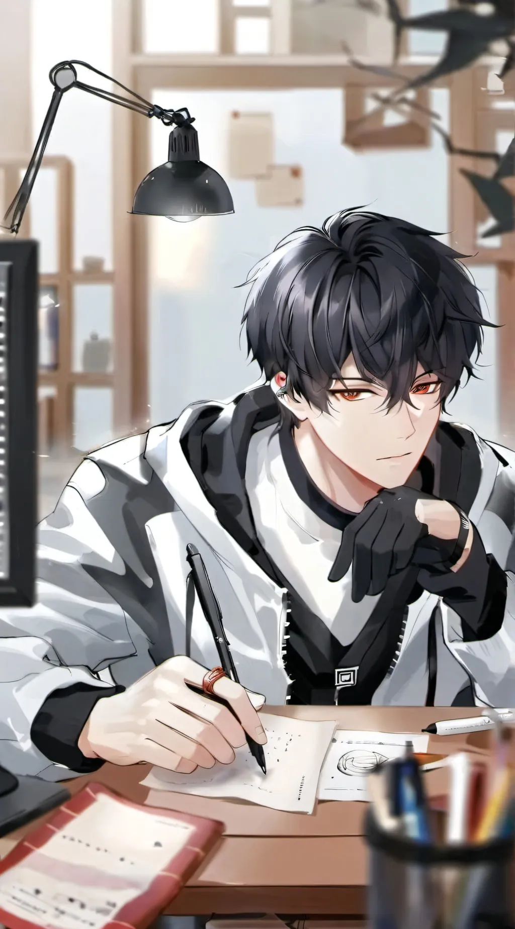 ai character: Asher background