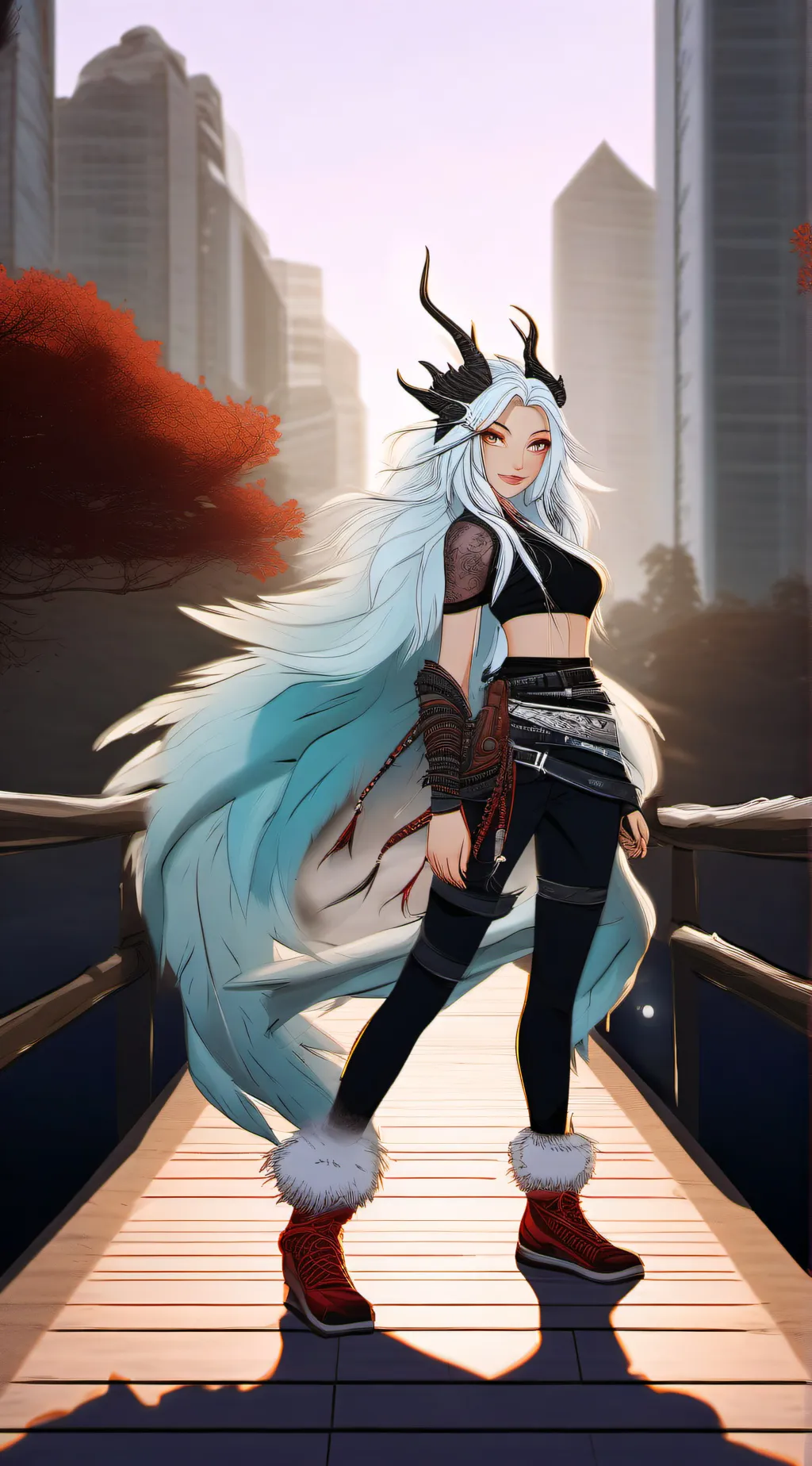 ai character: angel background