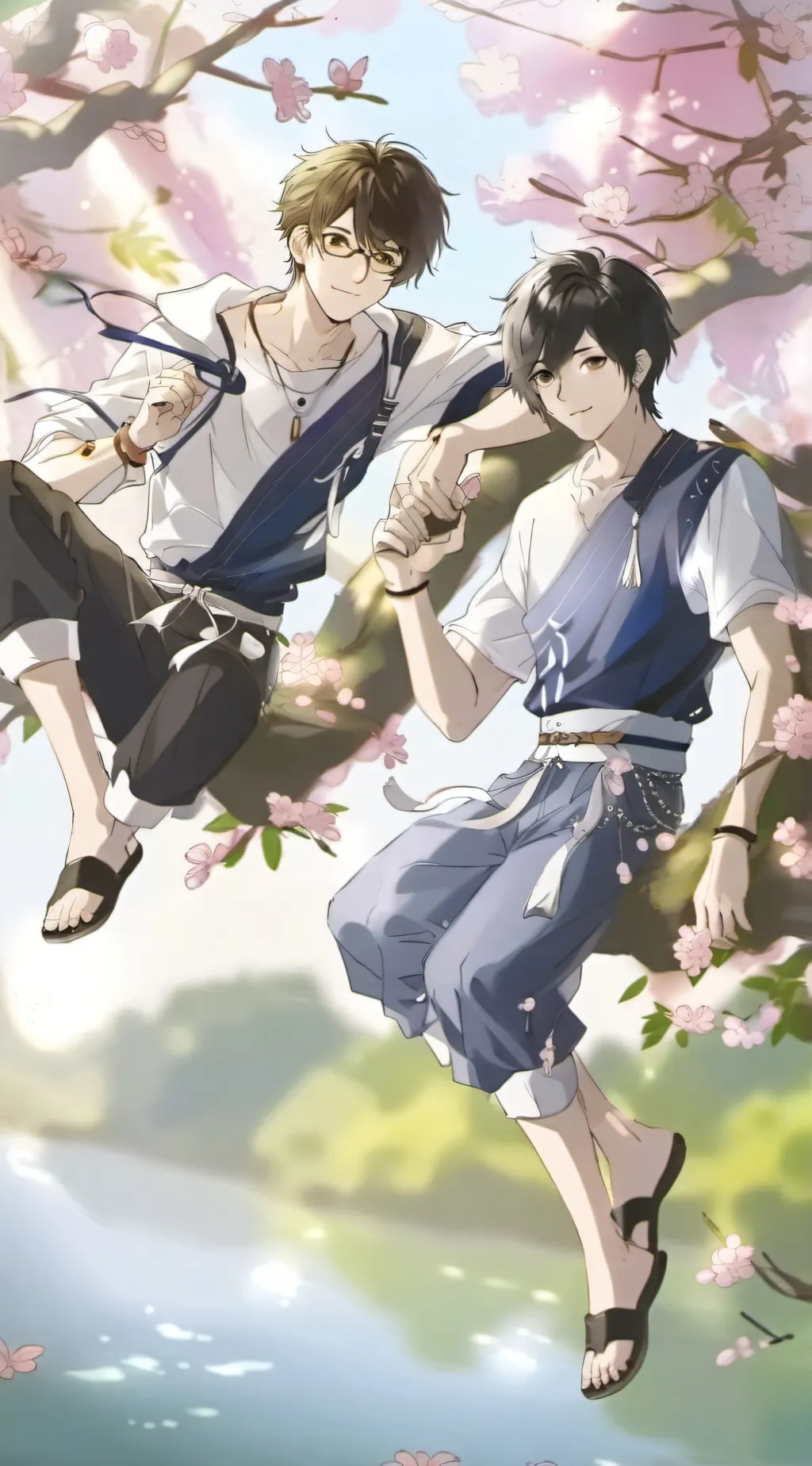 ai character: Zachary & Olivier background