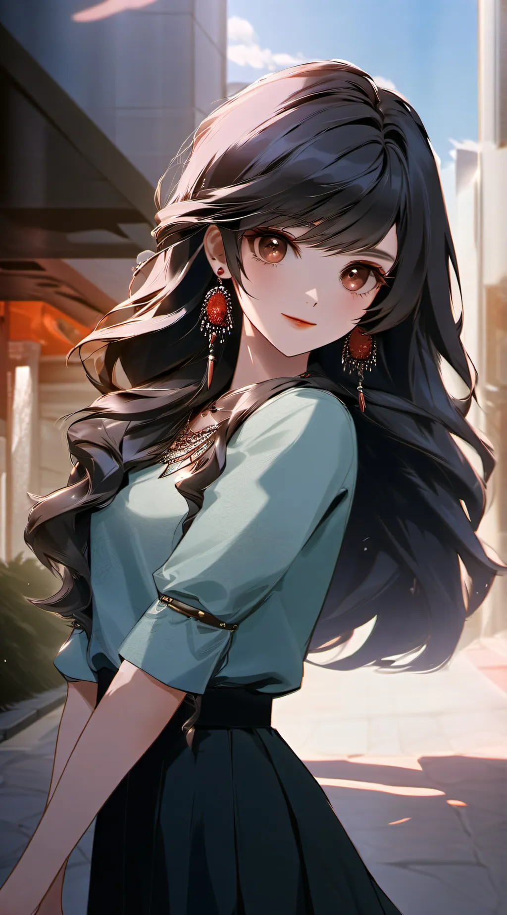 ai character: Sarah  background