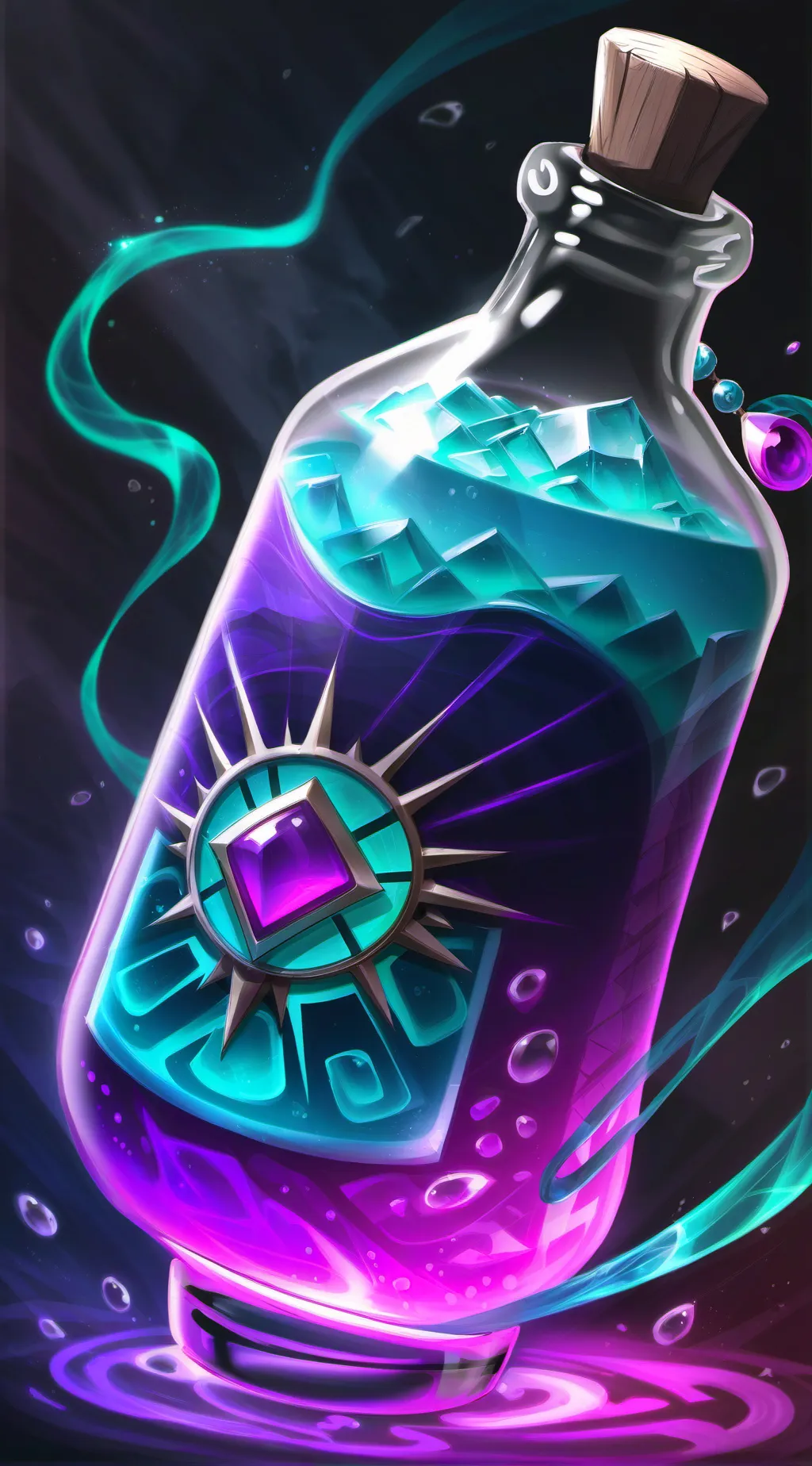 ai character: Pregnant potion. background