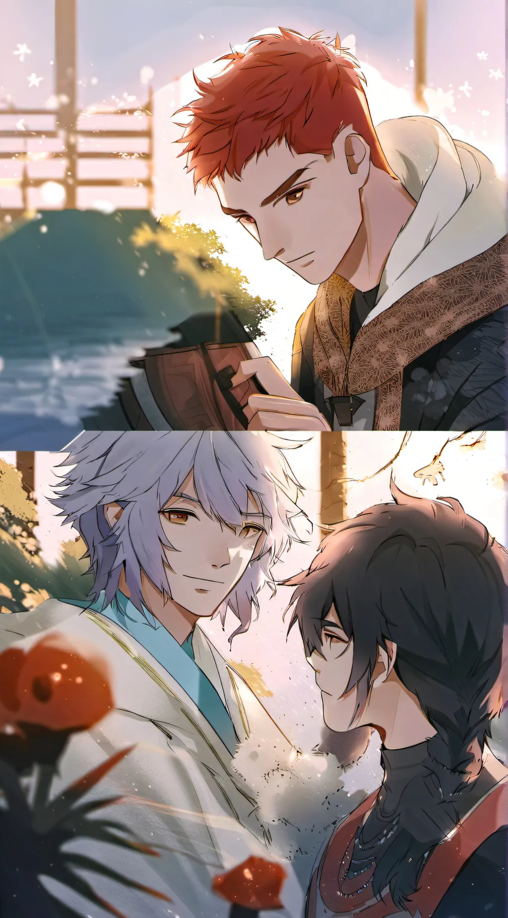 ai character: sebastian Leo look background