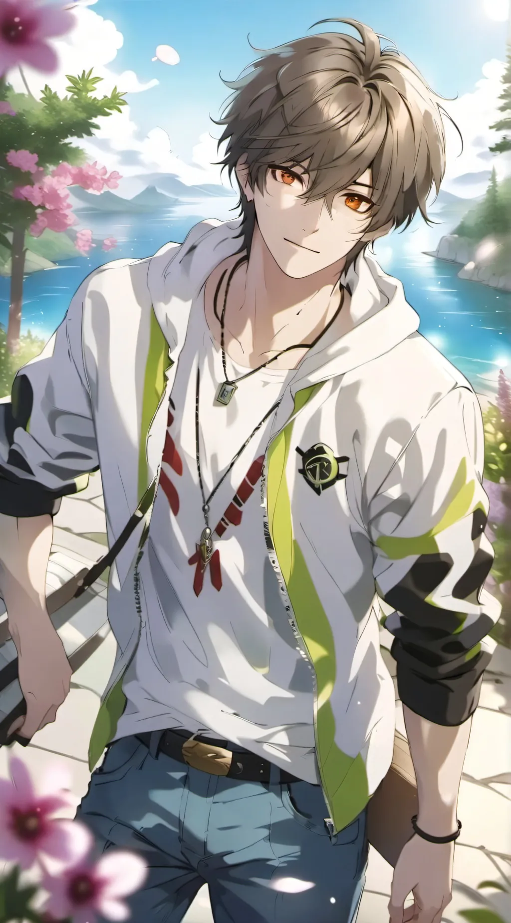 ai character: Aaron🌟 background