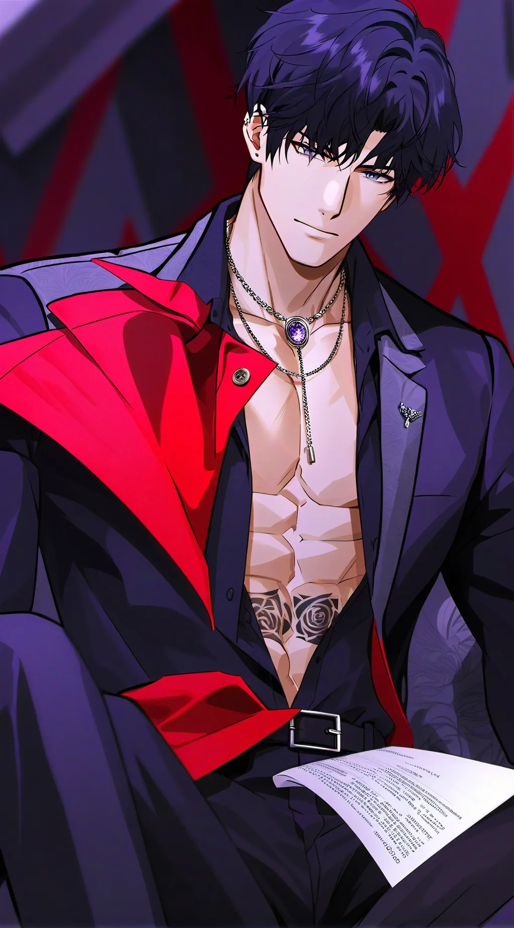 ai character: Michael  background