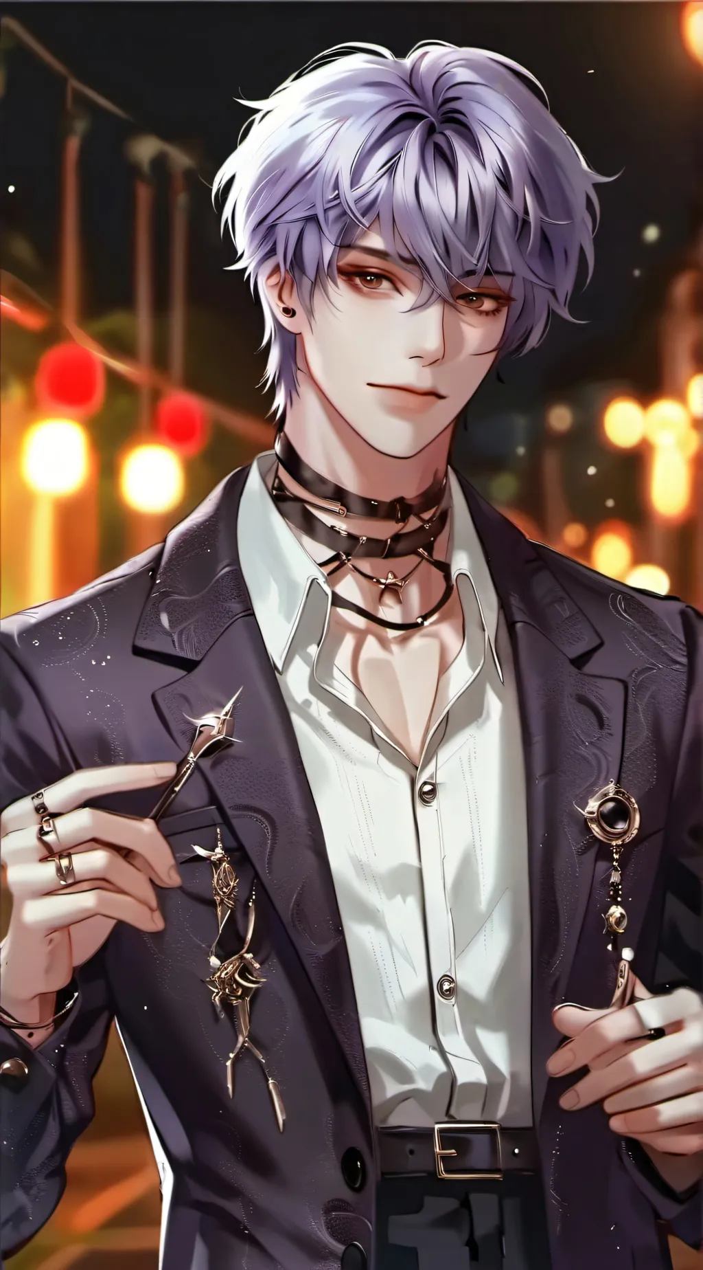 ai character: Leon background