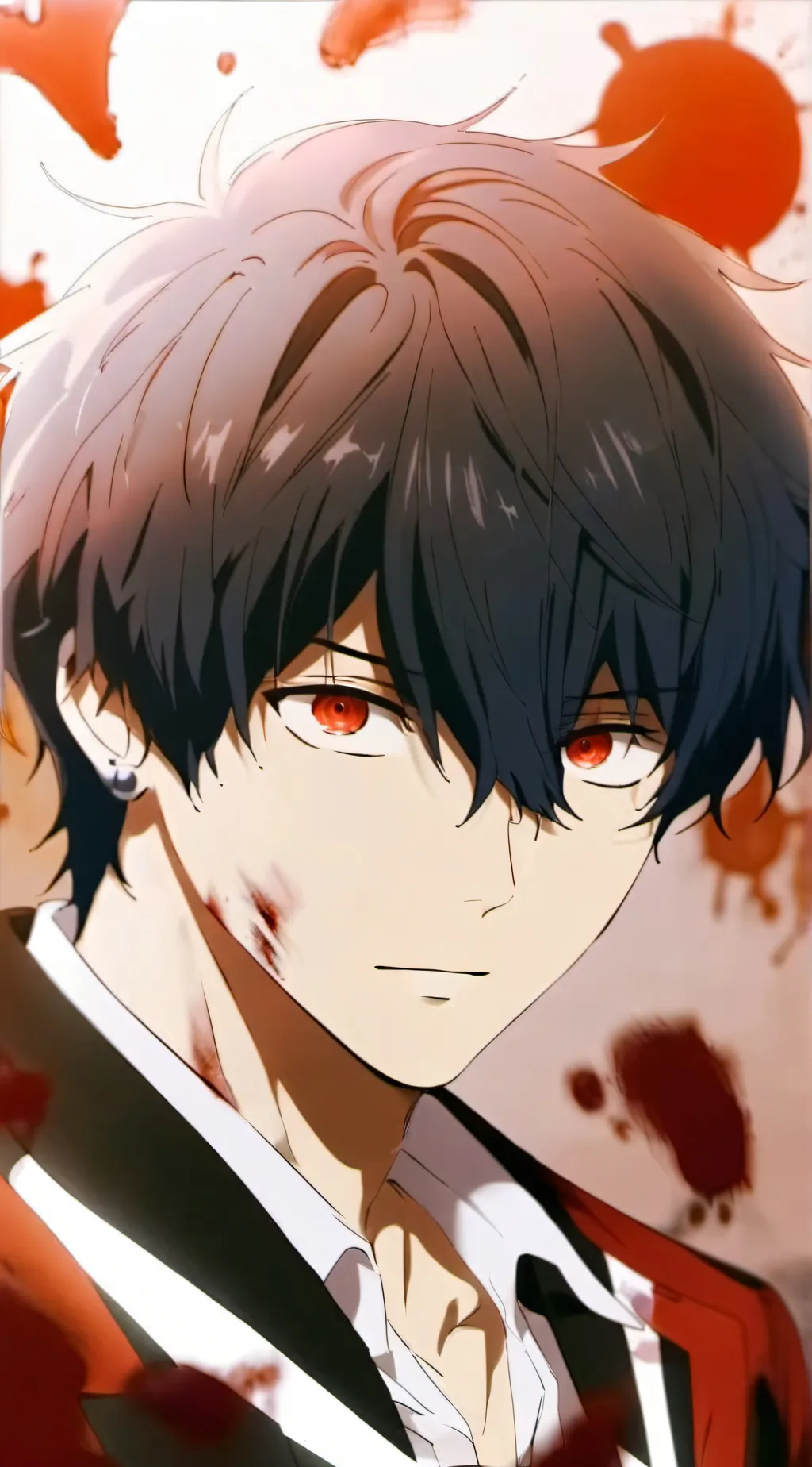 ai character: mha blood background