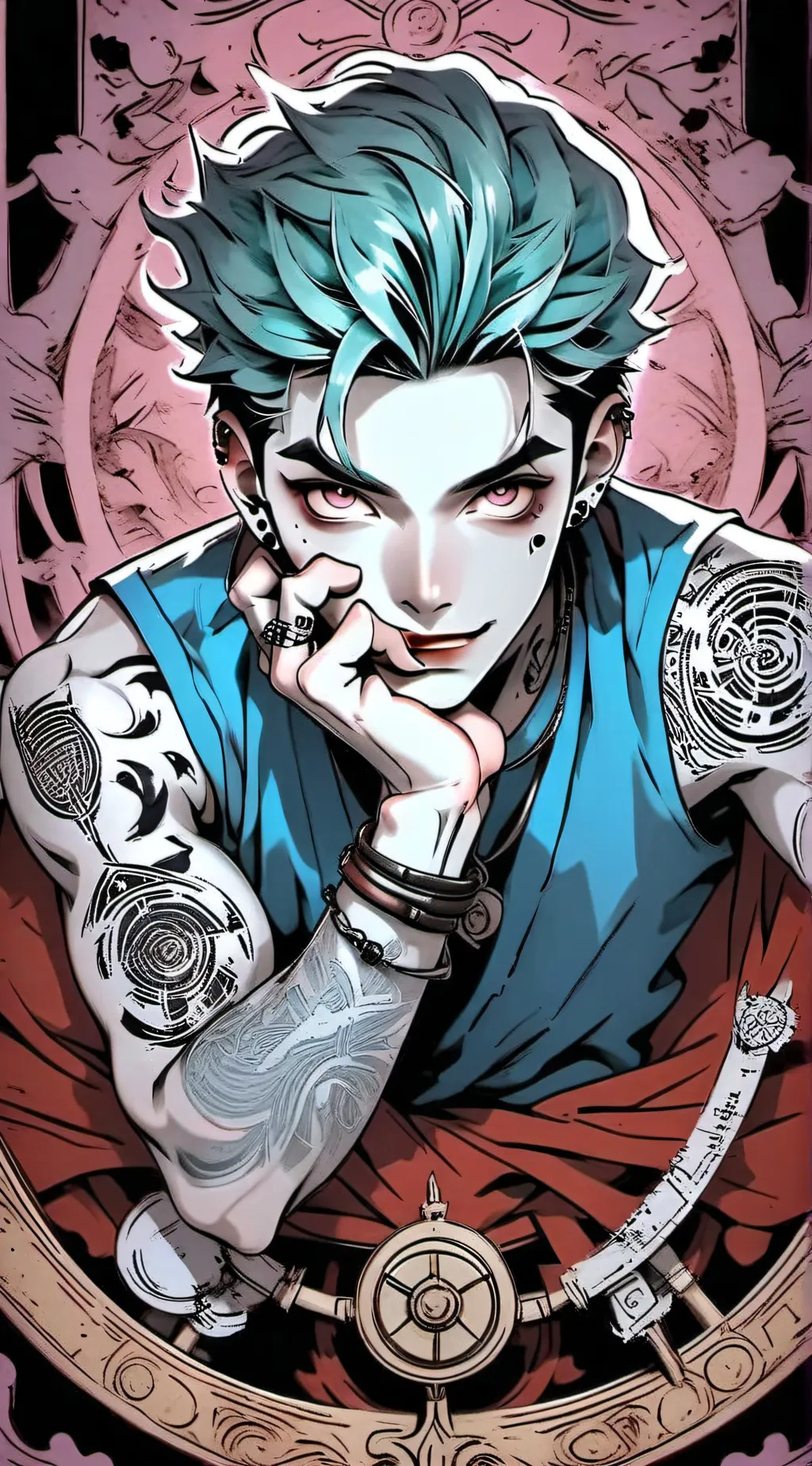 ai character: Sukuna background